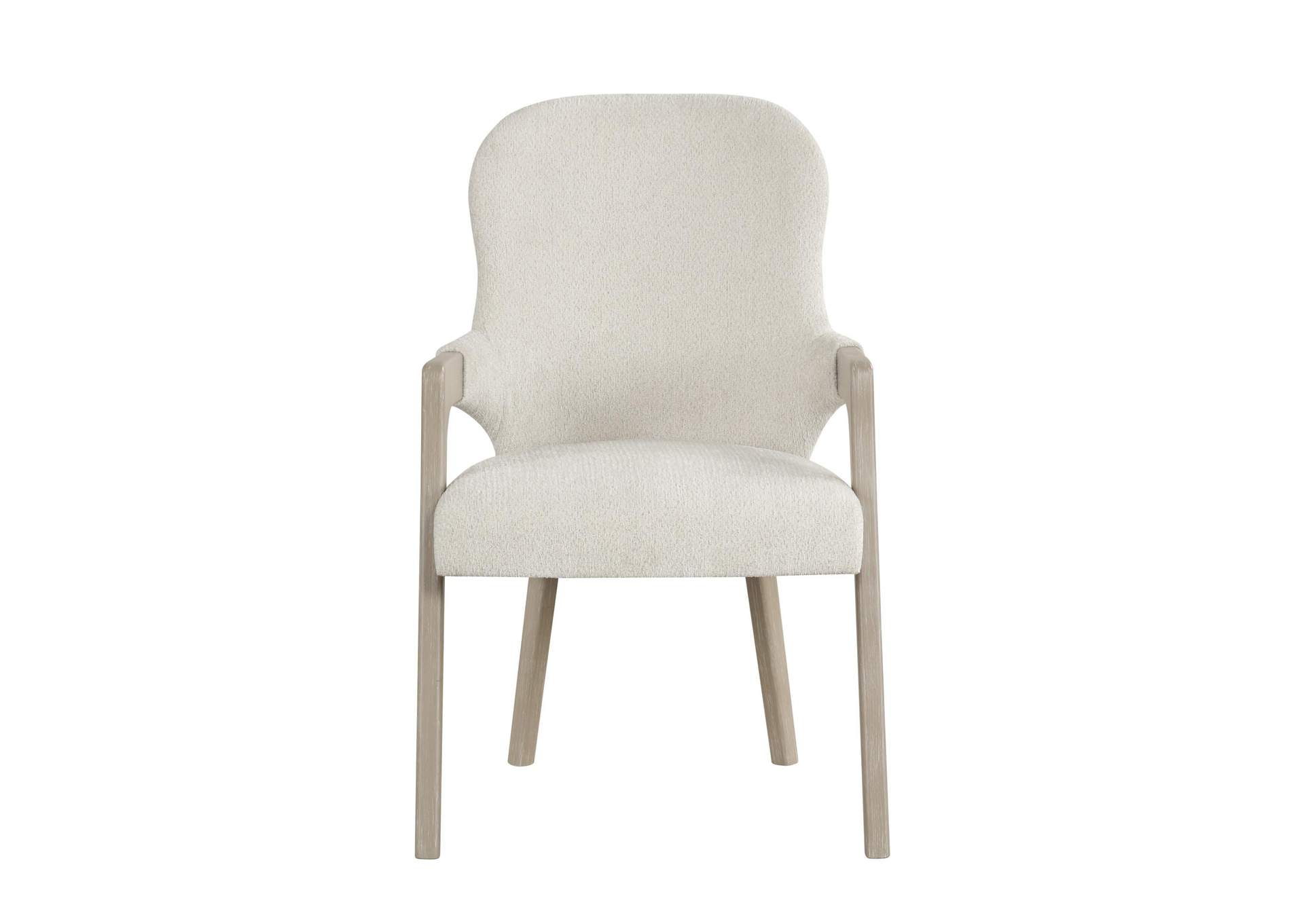 GWENDOLYN UPHOLSTERED ARM CHAIR - 2 PER CARTON - CERUSED TAUPE image 3