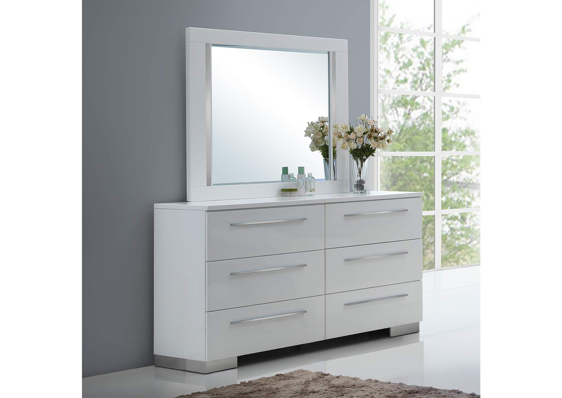 Sapphire Dresser - White
