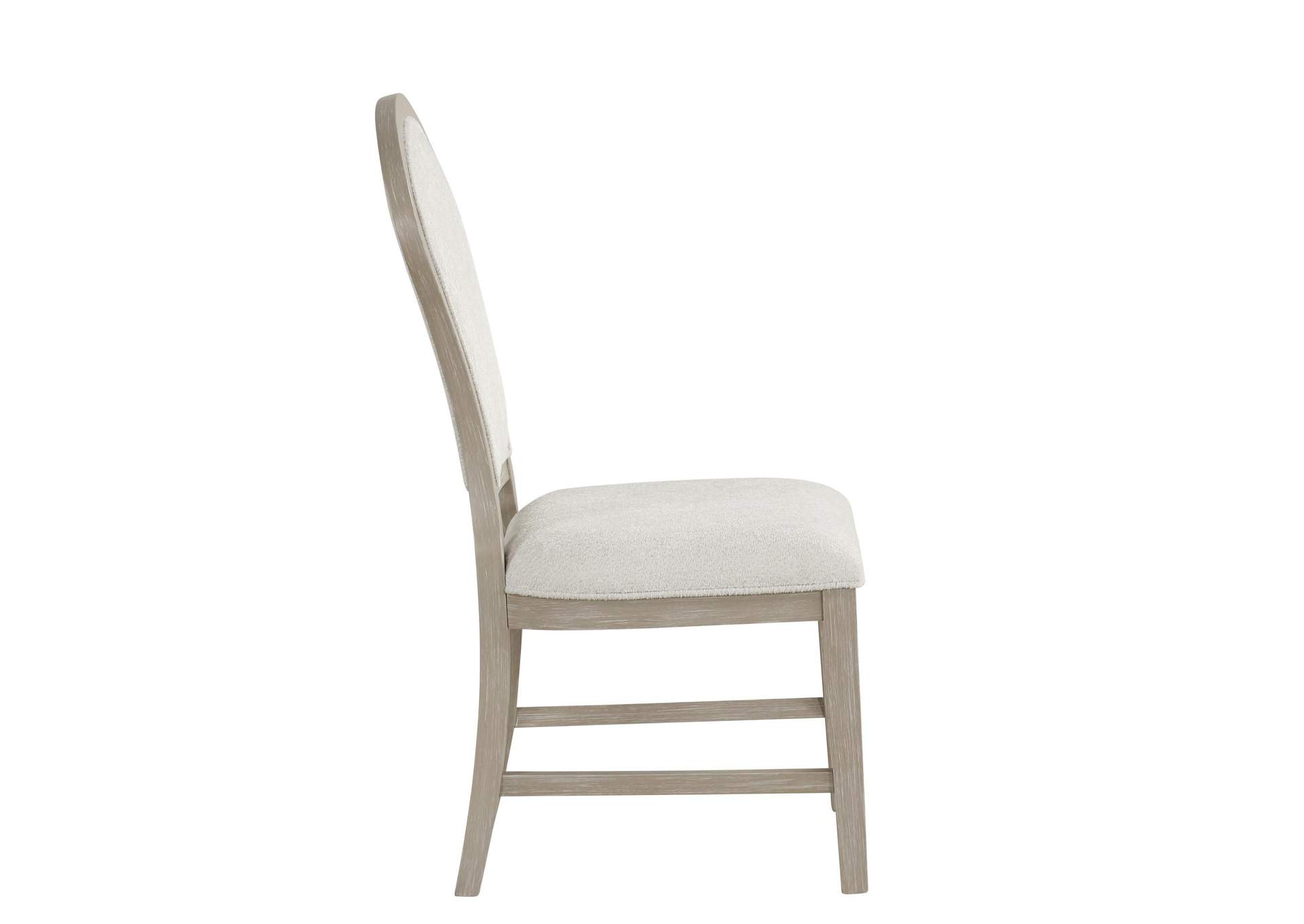GWENDOLYN DINING SIDE CHAIR - 2 PER CARTON - CERUSED TAUPE image 4