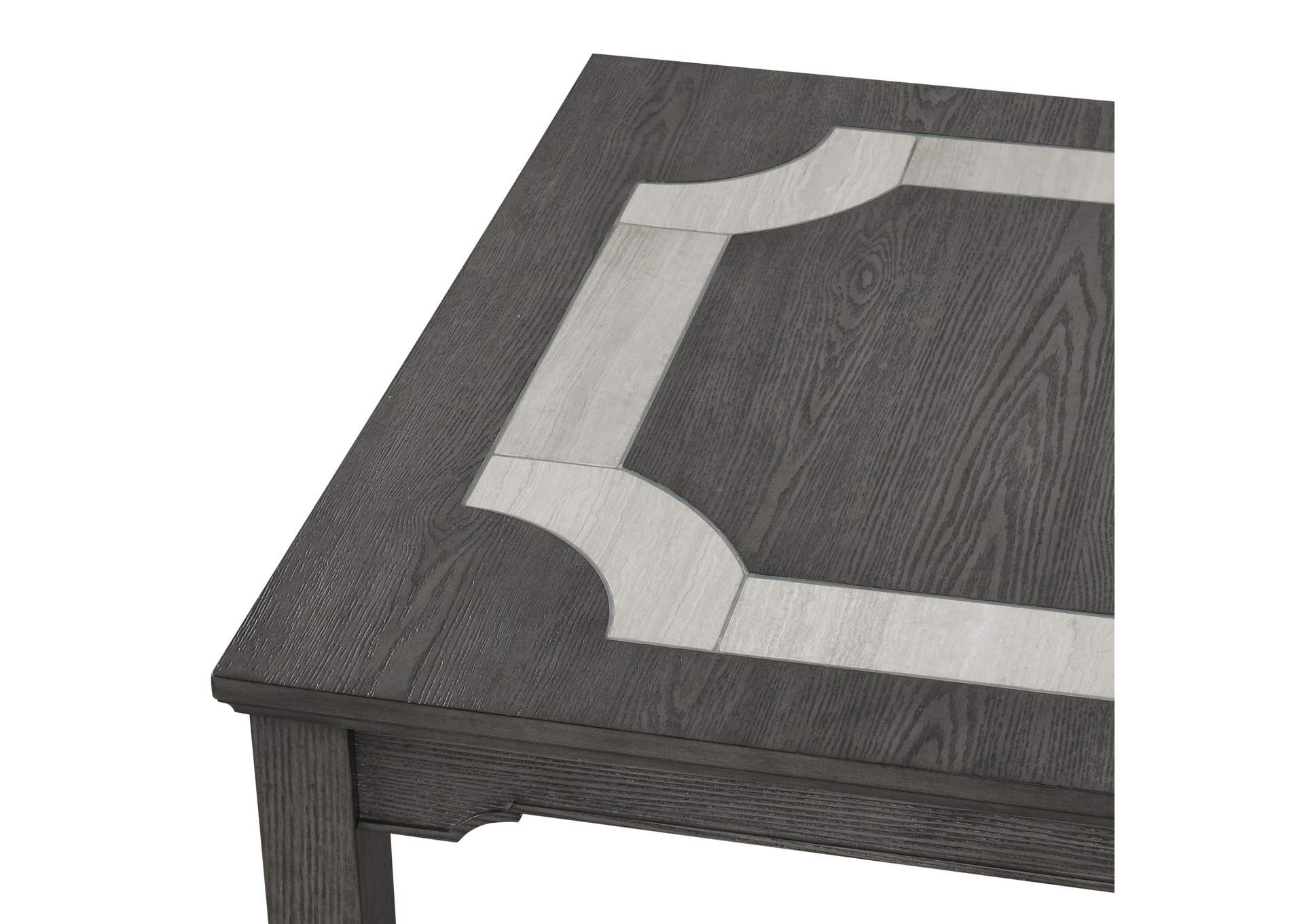 LISBON RECTANGLE DINING TABLE - GRAY image 6