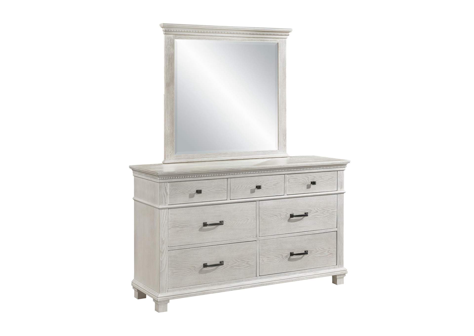 SILVER SANDS MIRROR - GRAY image 1