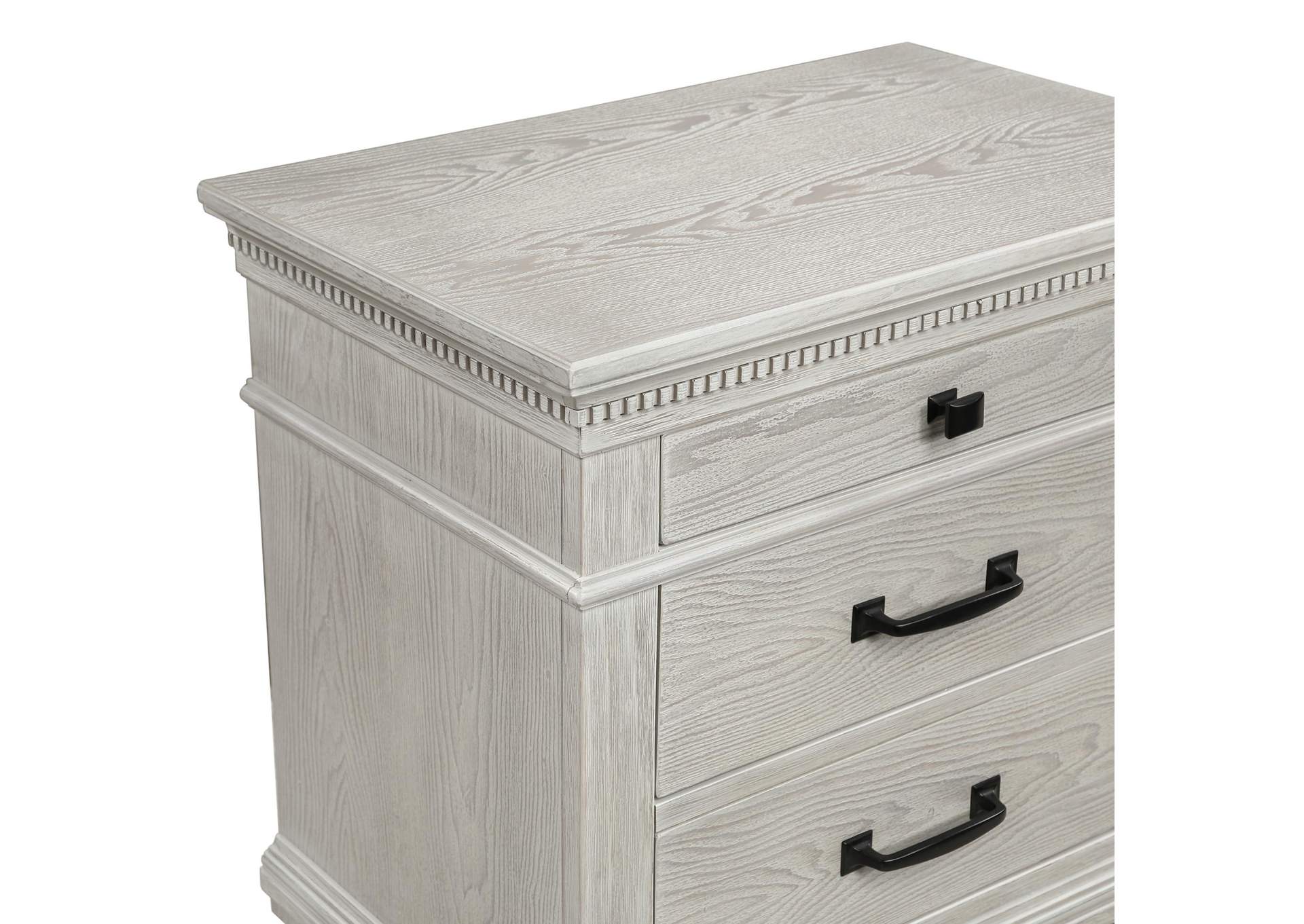 SILVER SANDS NIGHTSTAND - GRAY image 7