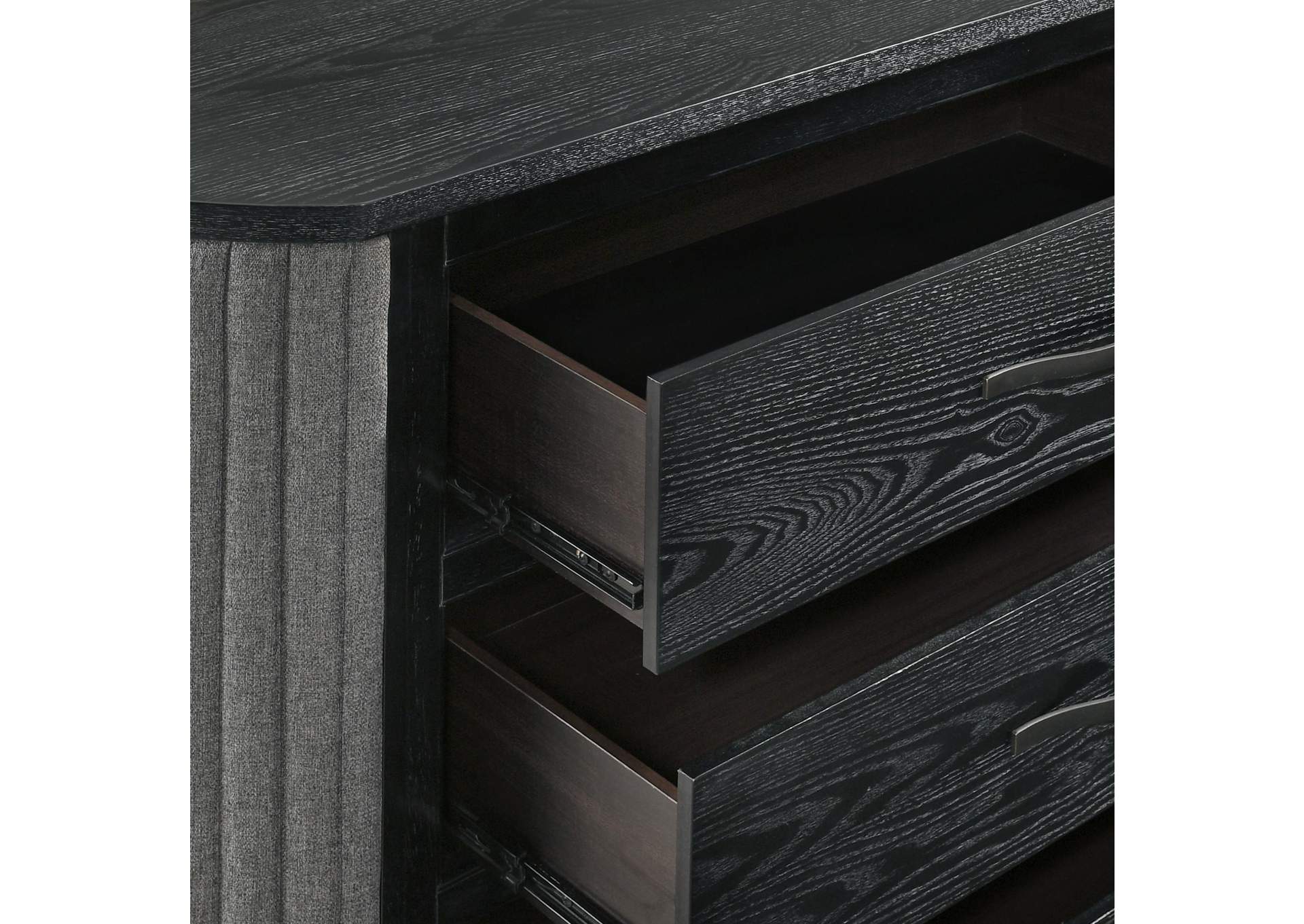 SKYLINE 6 DRAWER DRESSER - ONYX image 6