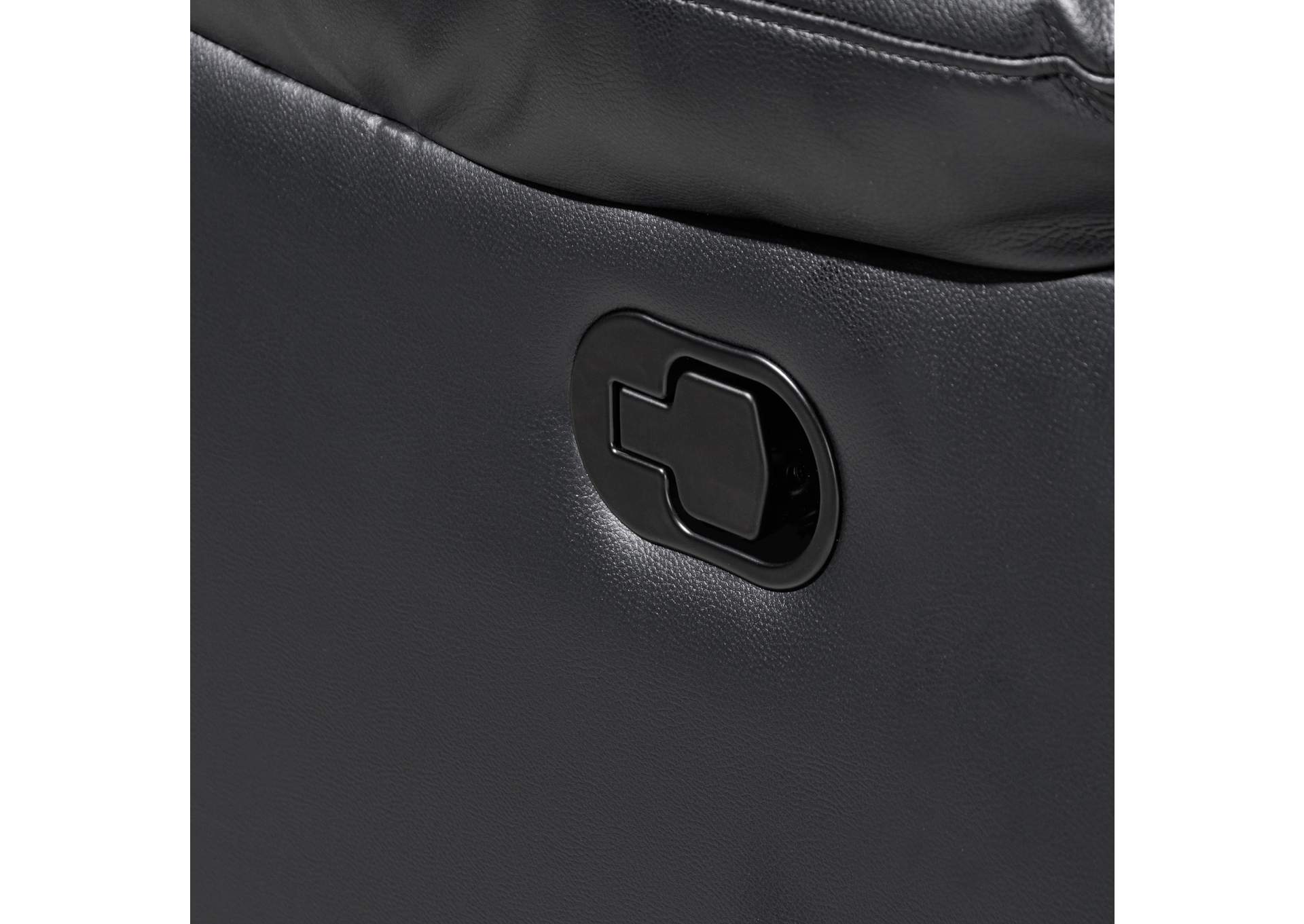 NIKKO GLIDER RECLINER - BLACK - GRAY