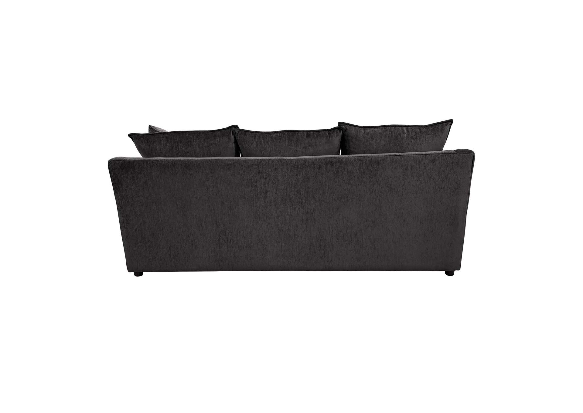 SYLVIE SOFA WITH 4 ACCENT PILLOWS - LUSH MINK - GRAY image 5