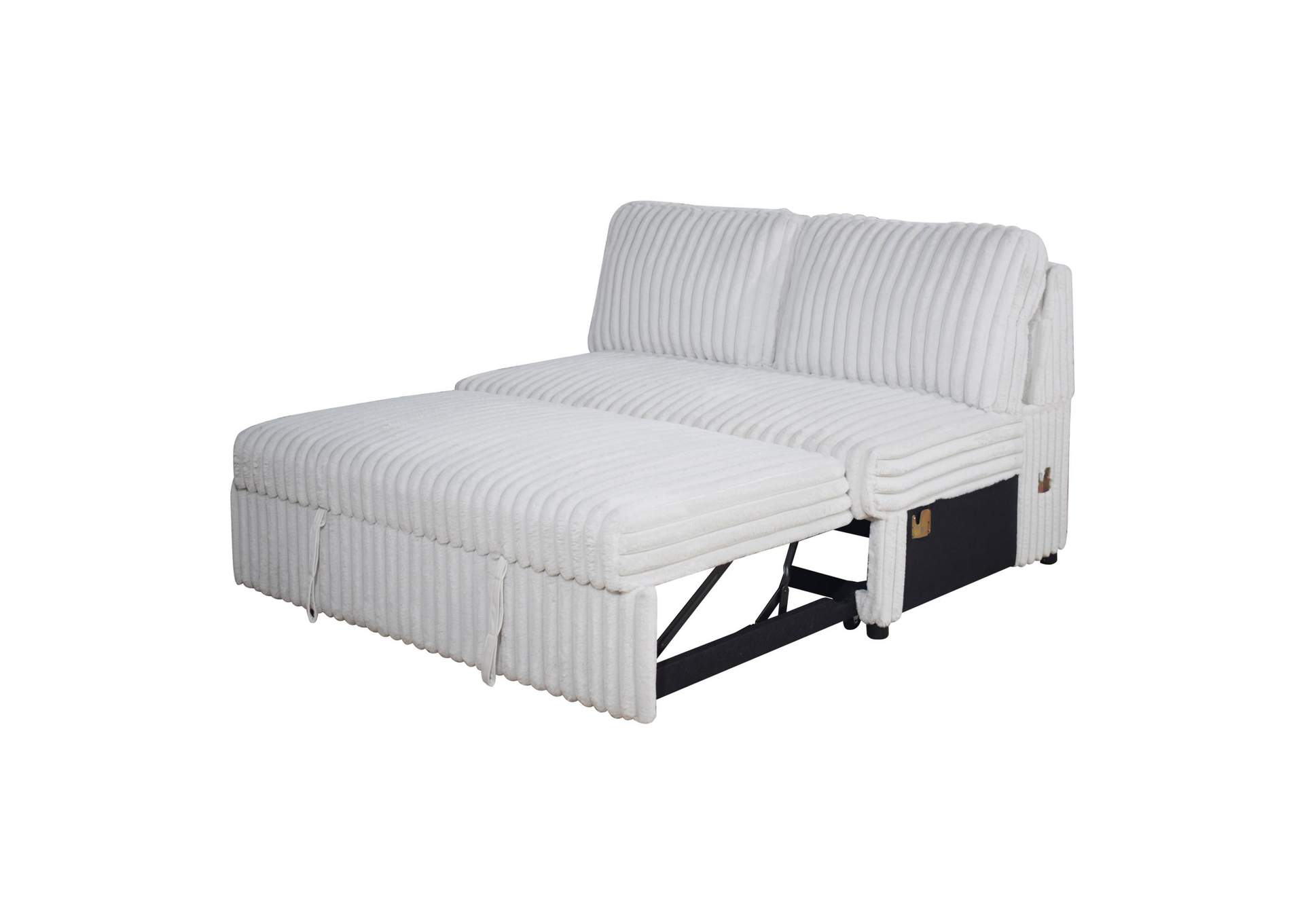 BLISS LOVESEAT WITH PULL OUT BED - MIST GRAY image 3