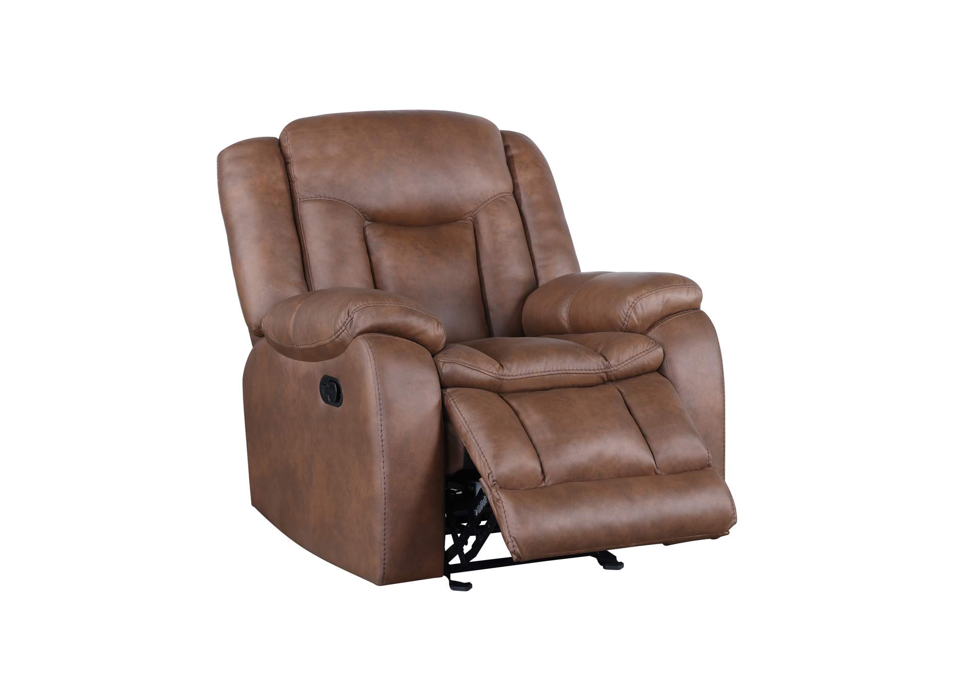 Morello Manual 3 Piece - Sofa, Loveseat, Reclining - Brown