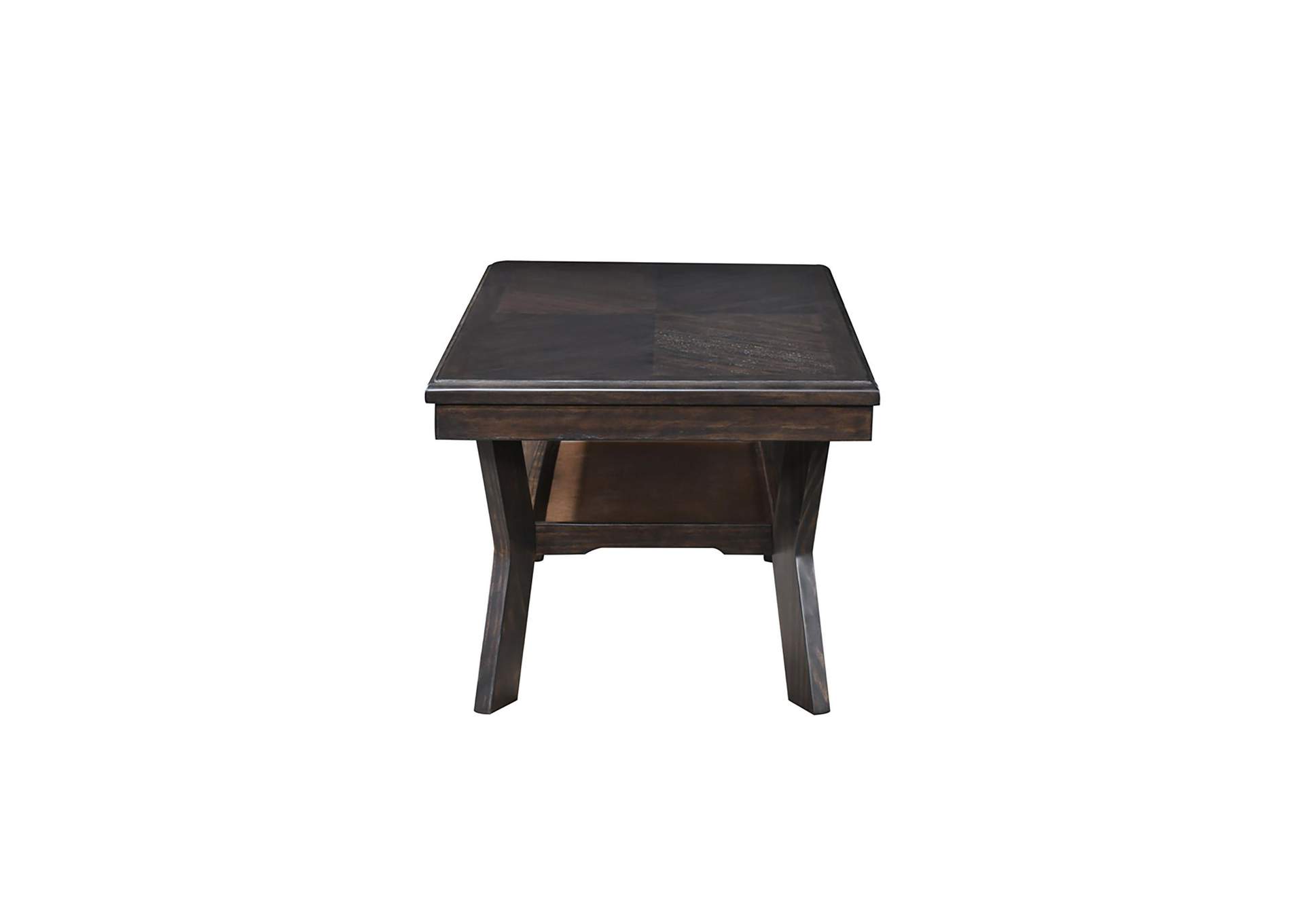 GIA 3 PIECE OCCASIONAL SET - 1 COFFEE AND 2 END TABLES - BROWN image 4