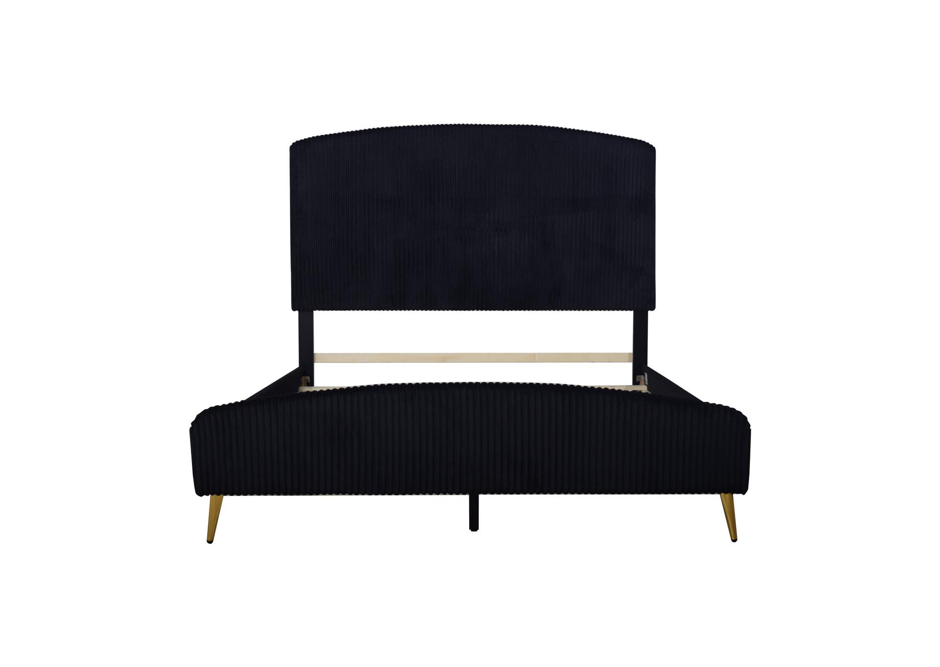 KAILANI - KING 4 PIECE SET - BED, DRESSER, MIRROR, CHEST - BLACK
