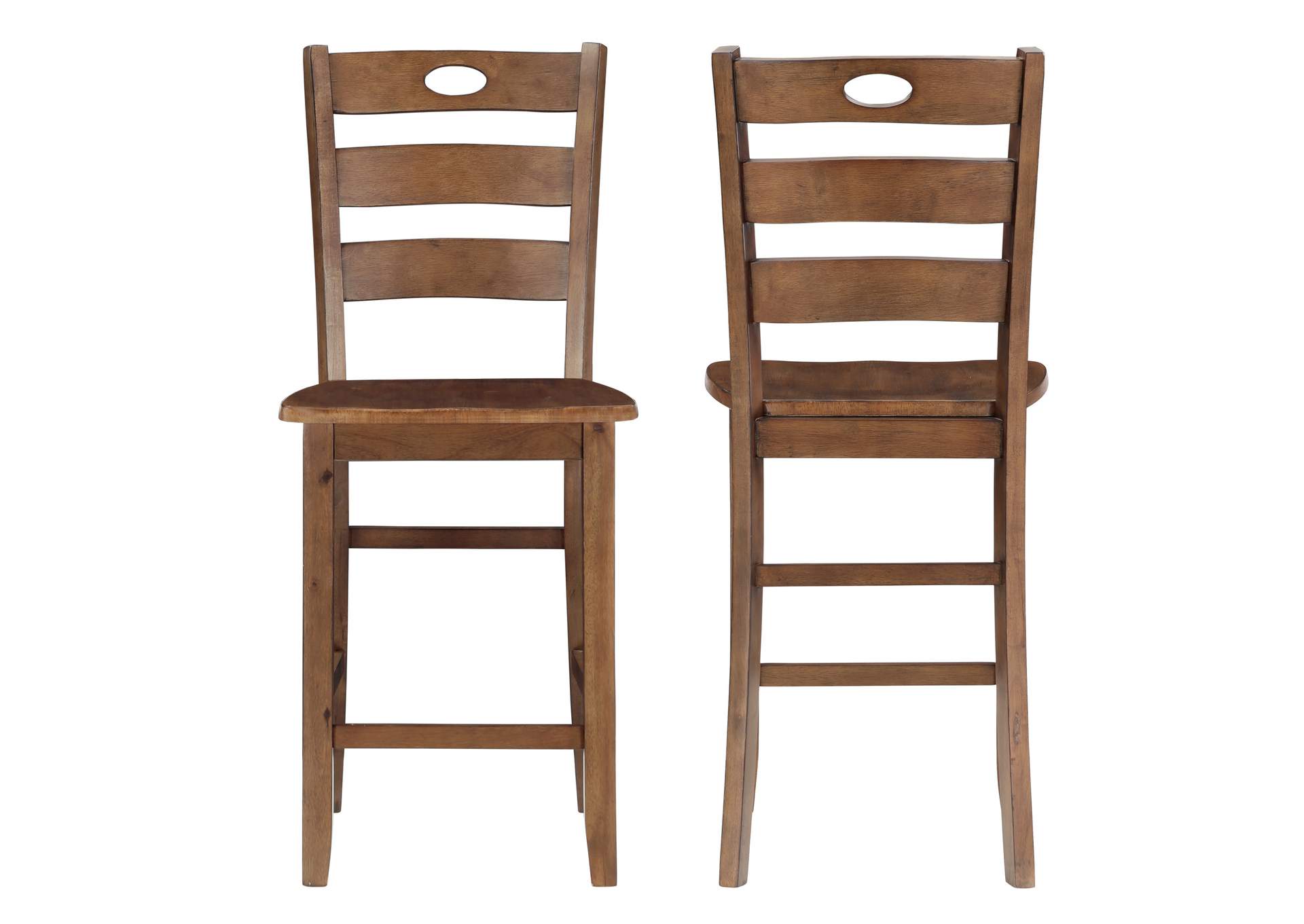Salem Counter Height Chair - 2 Per Carton - Tobacco