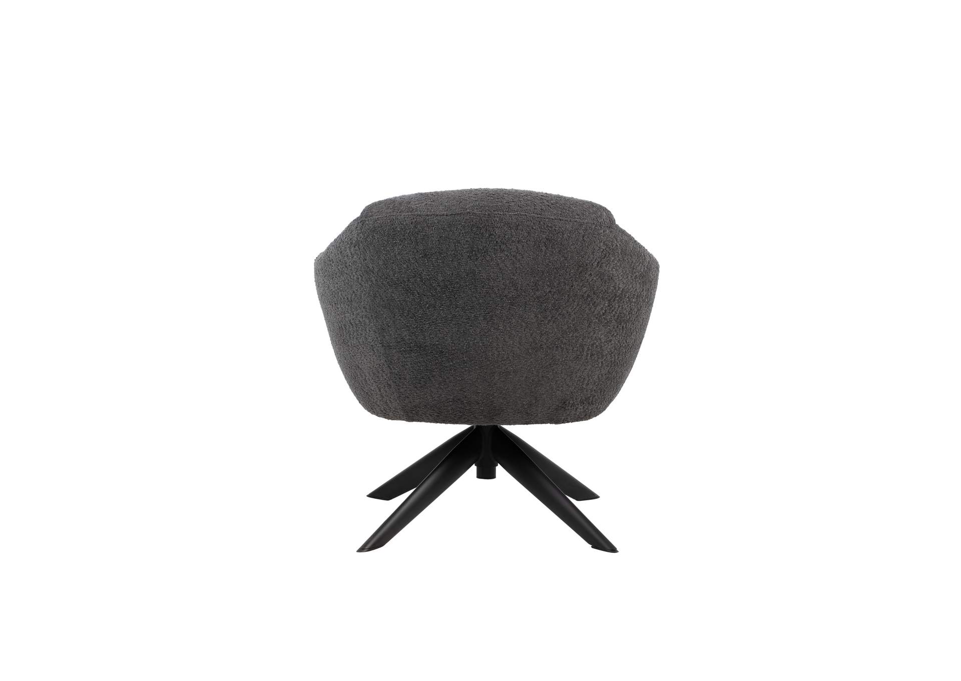 FLEMING BOUCLE SWIVEL LOUNGE CHAIR - 1 PER CARTON - GRAY image 7