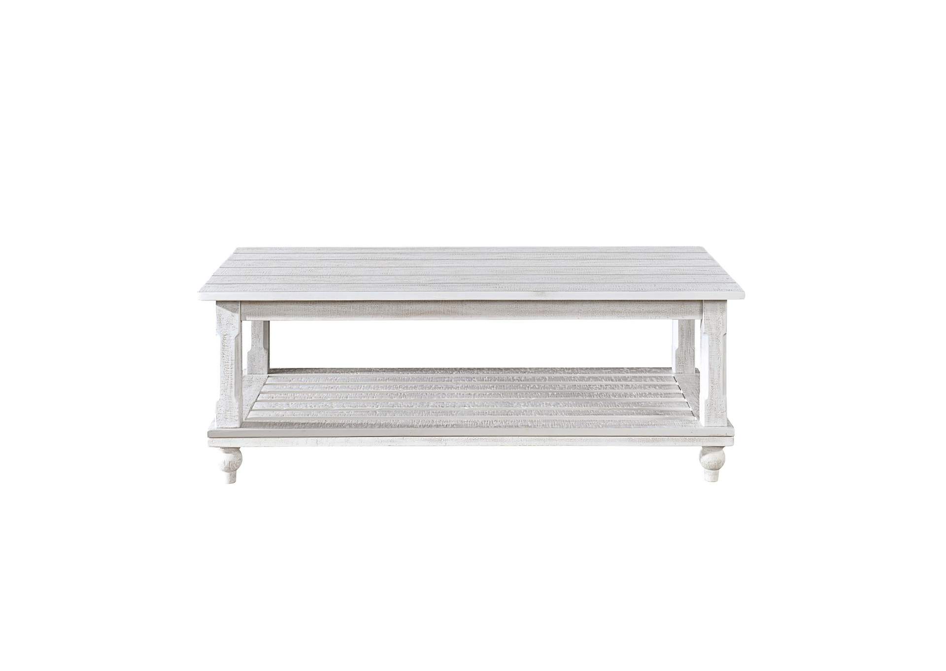 CADE 3 PIECE OCCASIONAL SET - 1 COFFEE AND 2 END TABLES - WHITE image 3