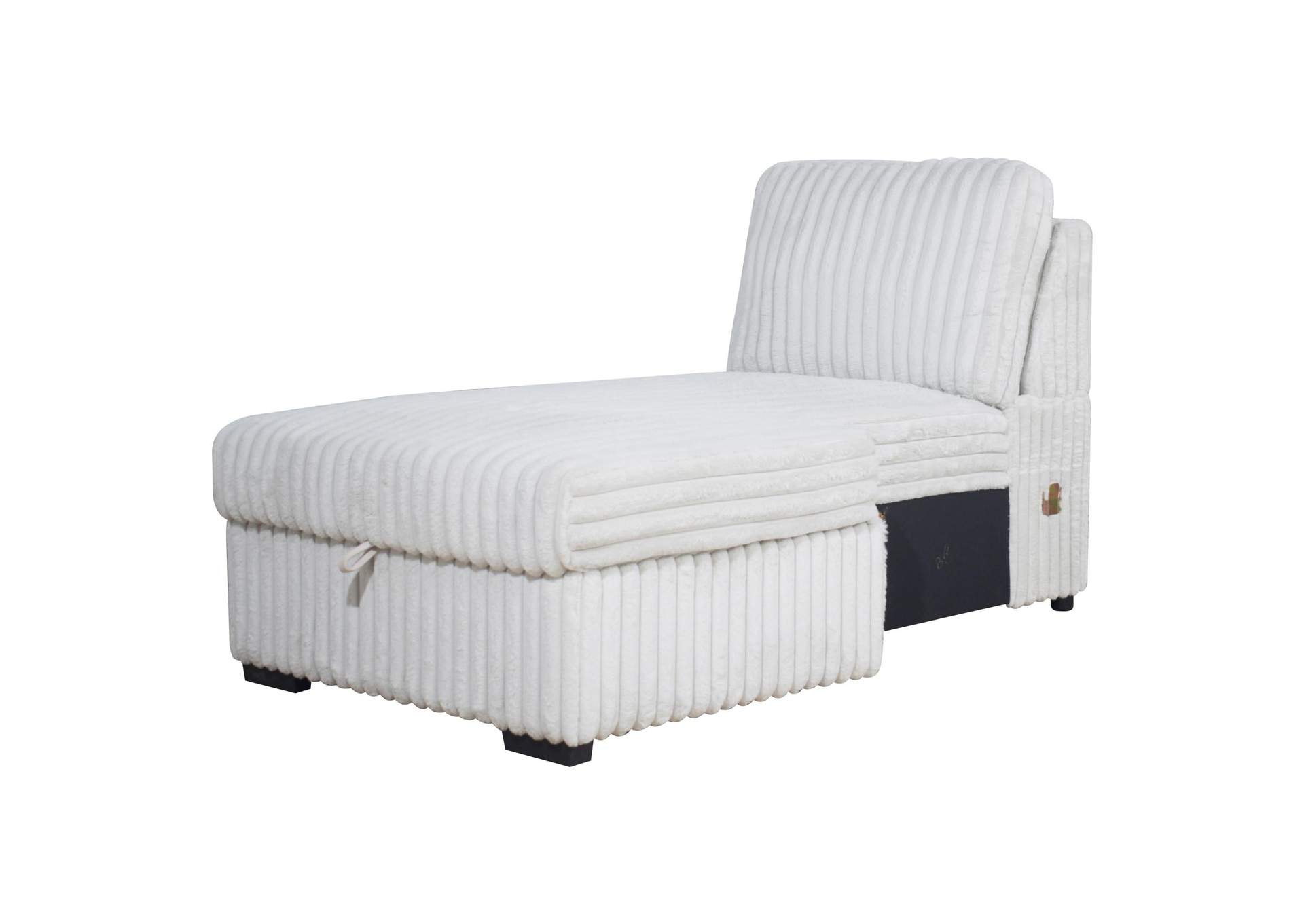 BLISS RIGHT ARM FACING STORAGE CHAISE - MIST GRAY image 1