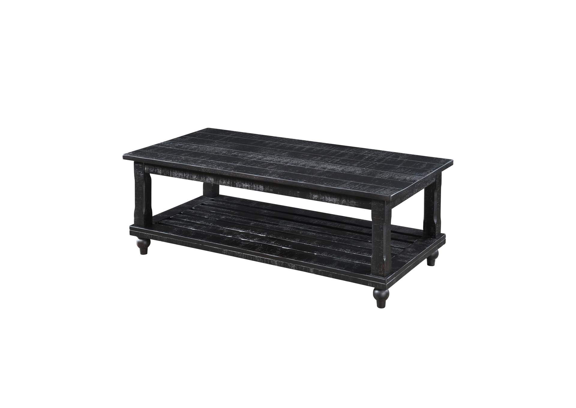 CADE 3 PIECE OCCASIONAL SET - 1 COFFEE AND 2 END TABLES - BLACK image 1