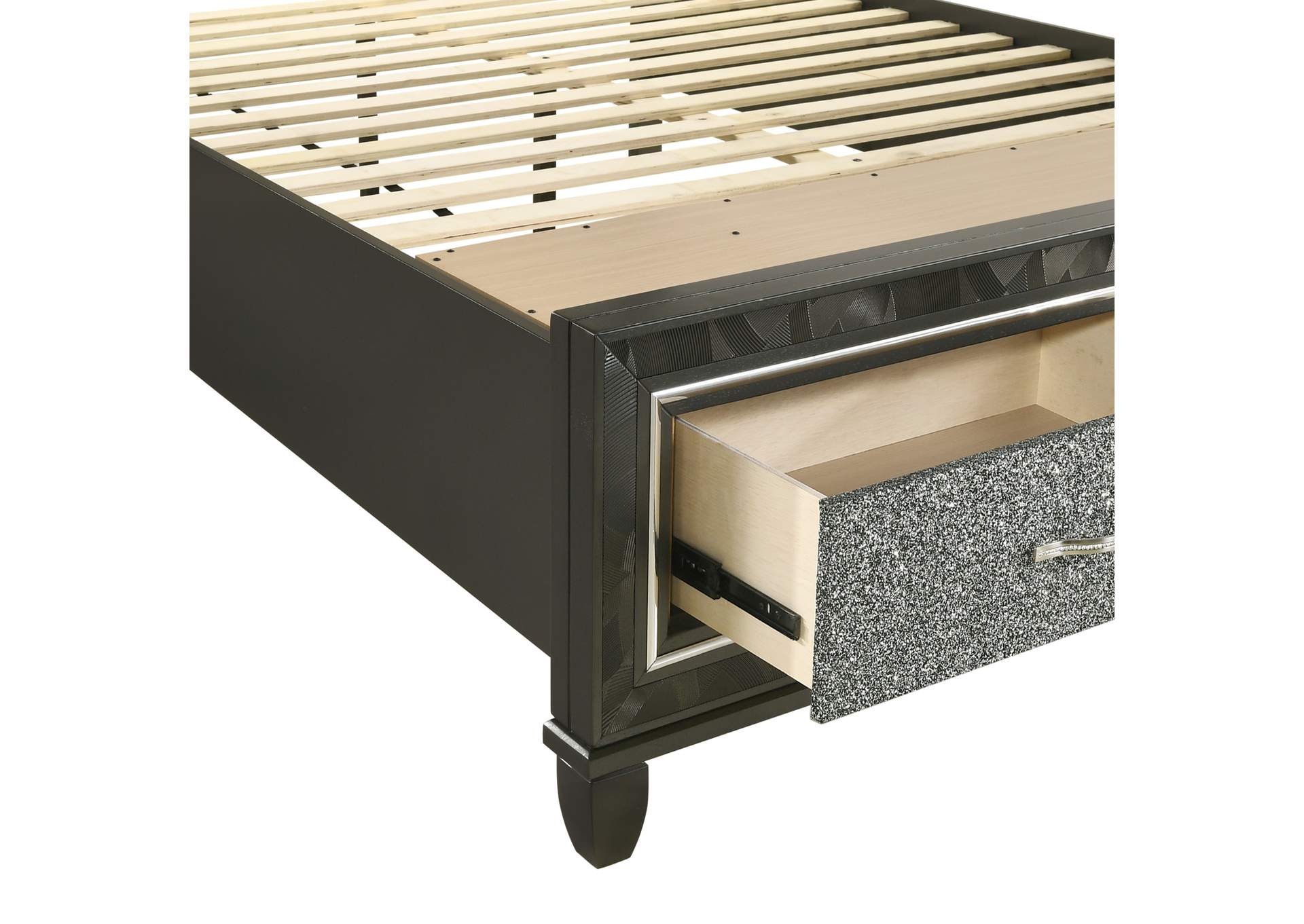 Radiance Storage - Queen Storage Bed - Black