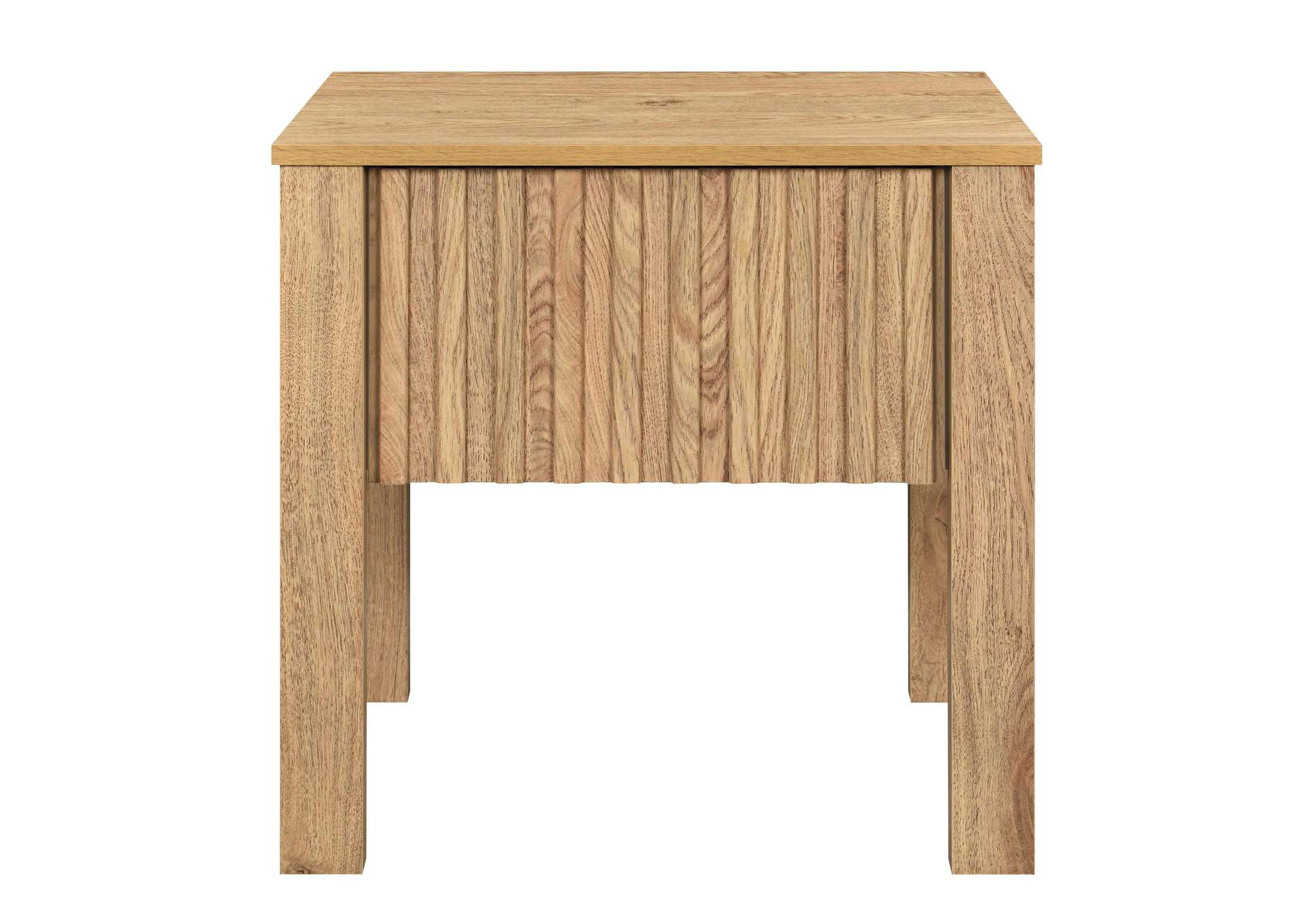 THAYER ONE DRAWER END TABLE - BEDSIDE TABLE - NATURAL image 3