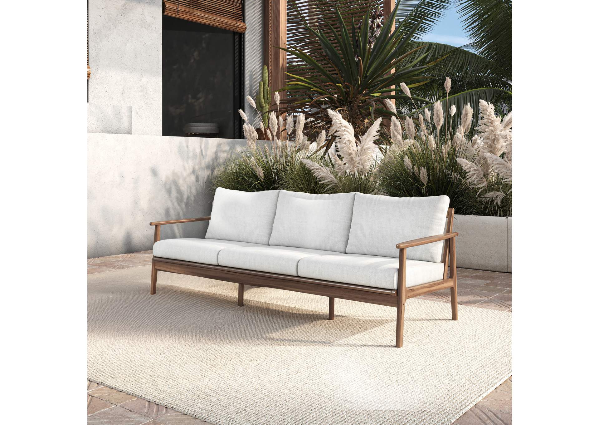 ASHTON PATIO SOFA - NATURAL image 8