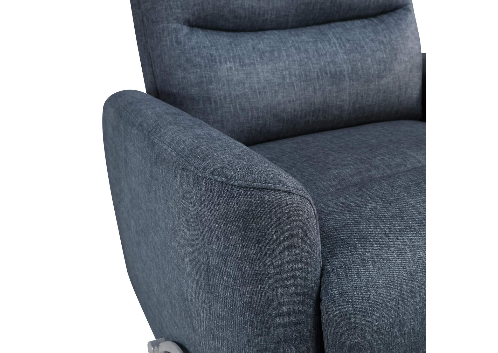 TAKAMI SWIVEL RECLINER - BLUE POLY image 7