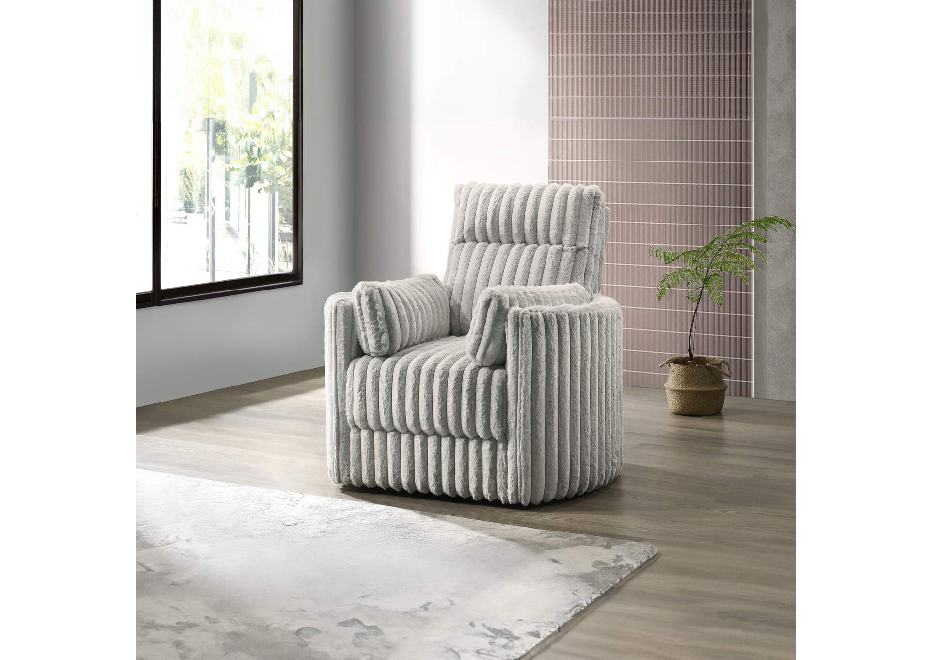 Embrace Swivel Accent Chair - Gray