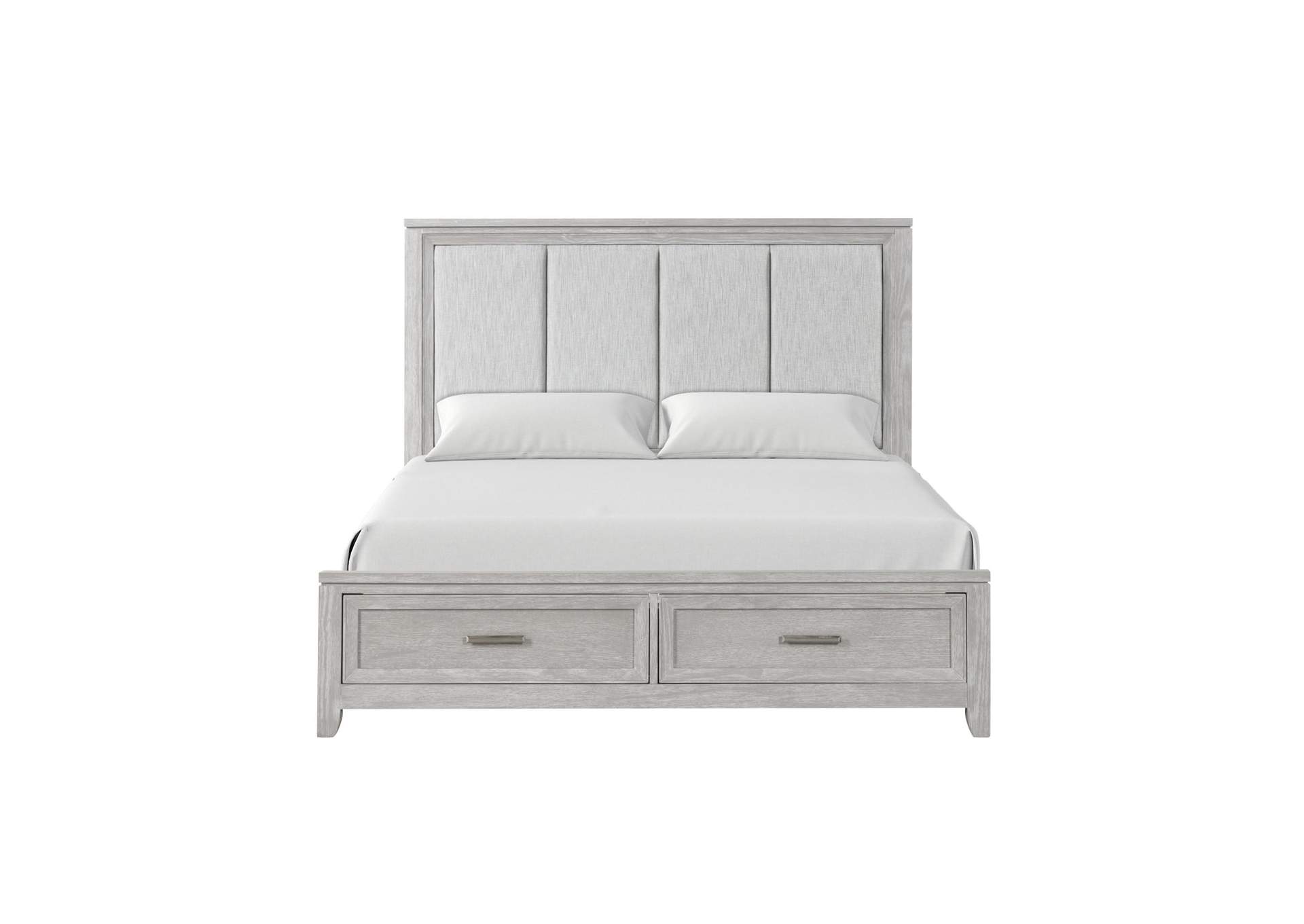 Fiona Queen Bed, Mist Gray