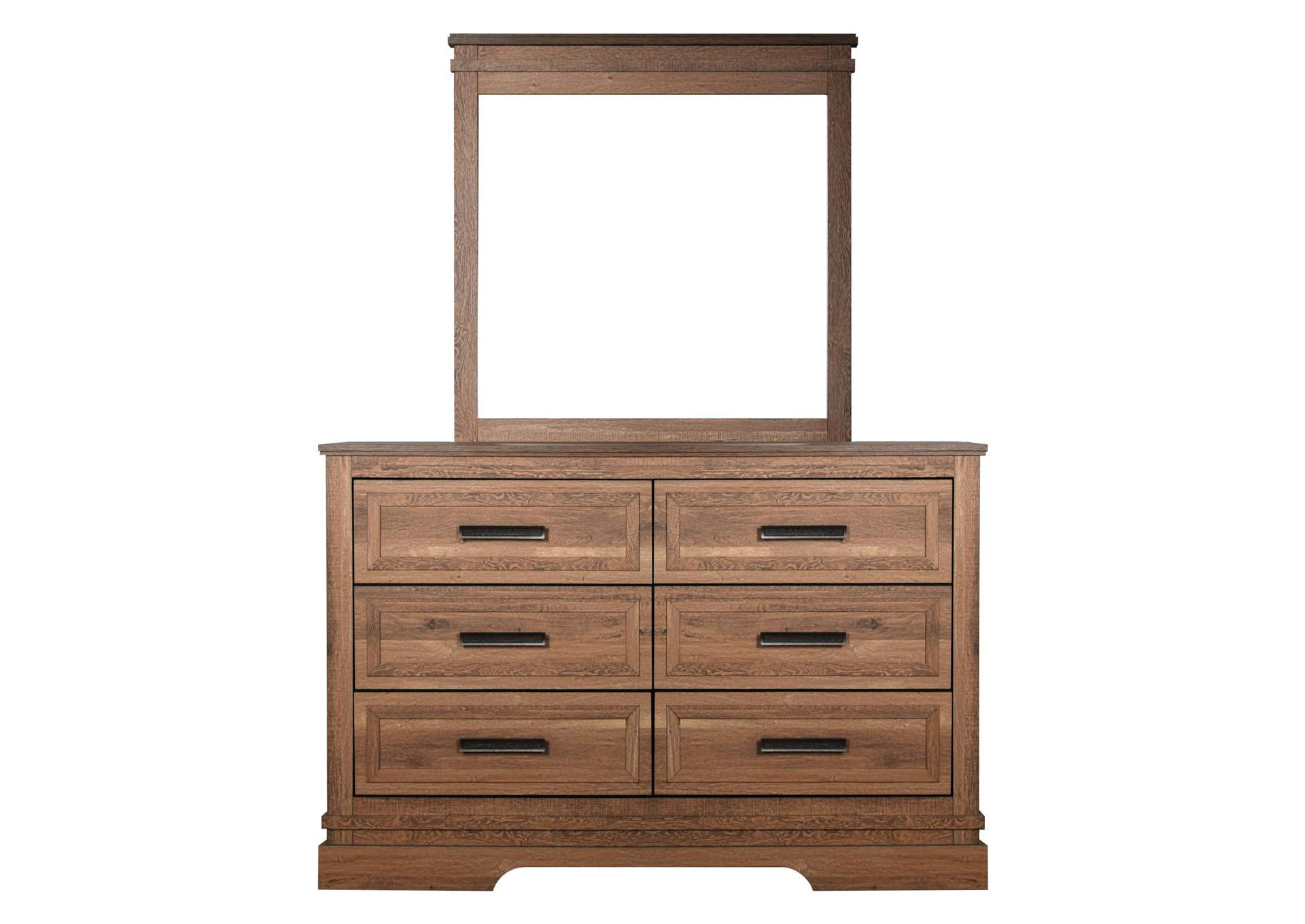 COVENTRY HALL MIRROR - PECAN image 3