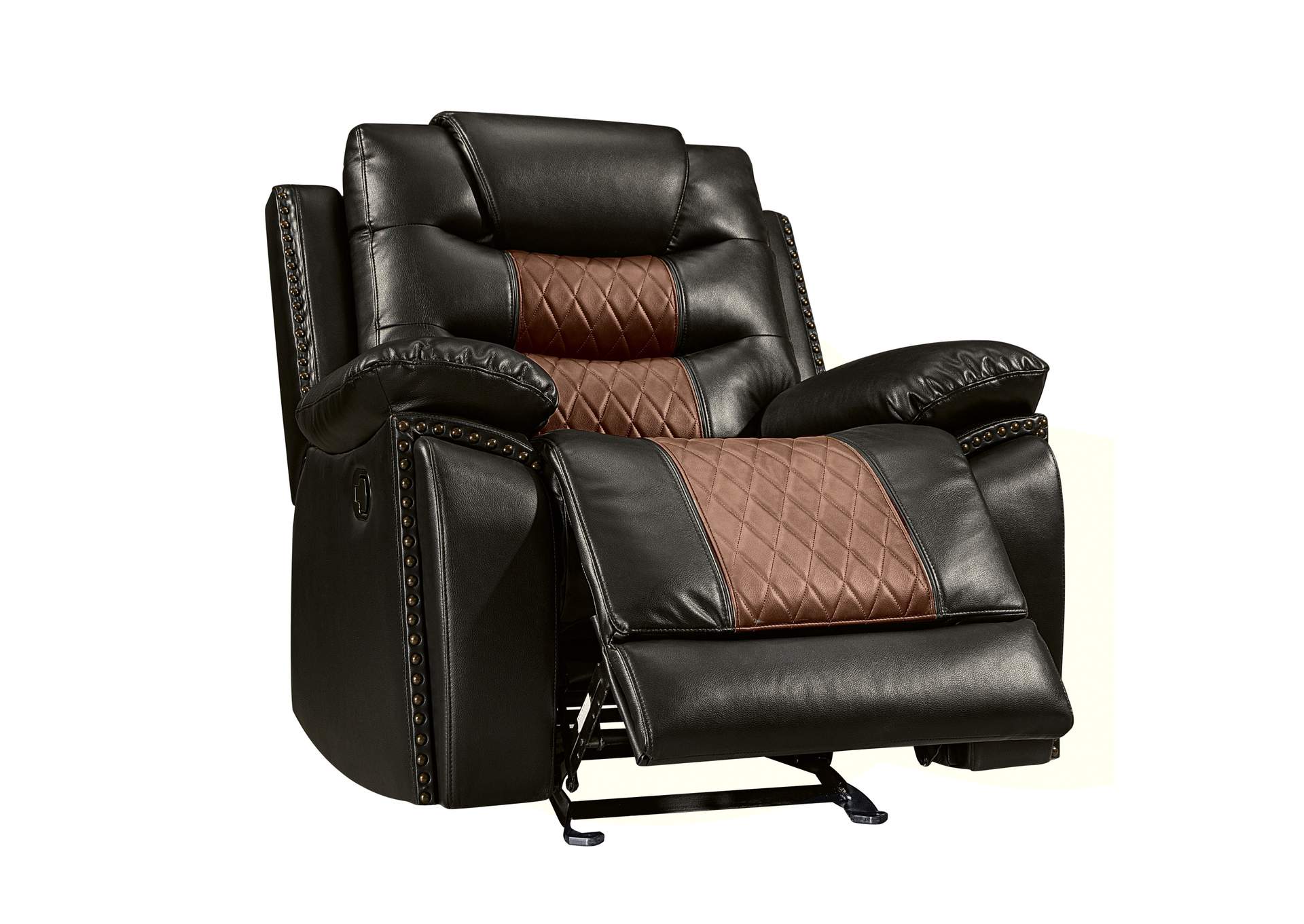 NIKKO MANUAL 3 PIECE - SOFA, LOVESEAT, RECLINING - BROWN