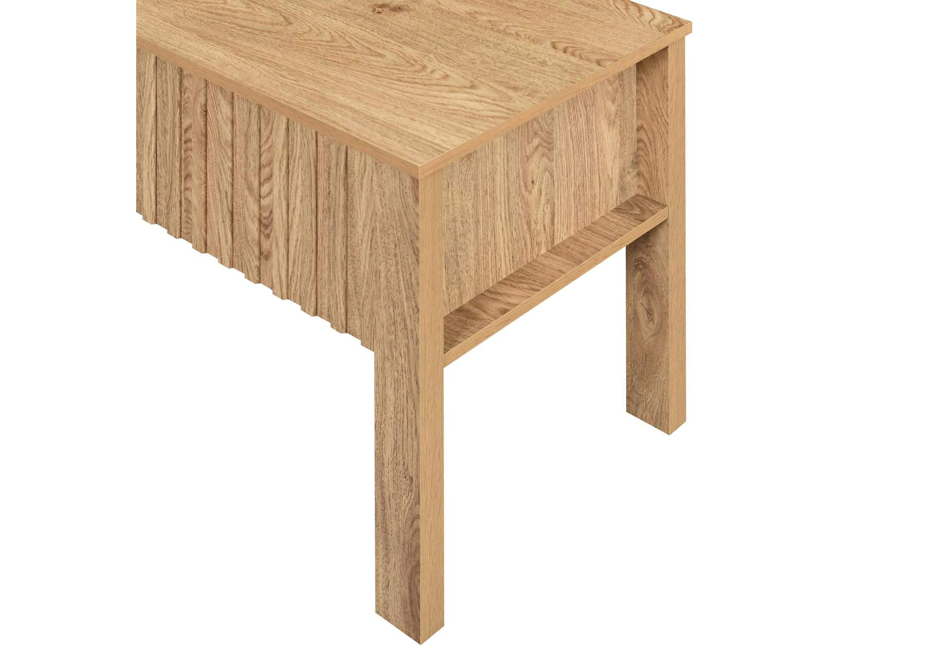 THAYER ONE DRAWER END TABLE - BEDSIDE TABLE - NATURAL image 7