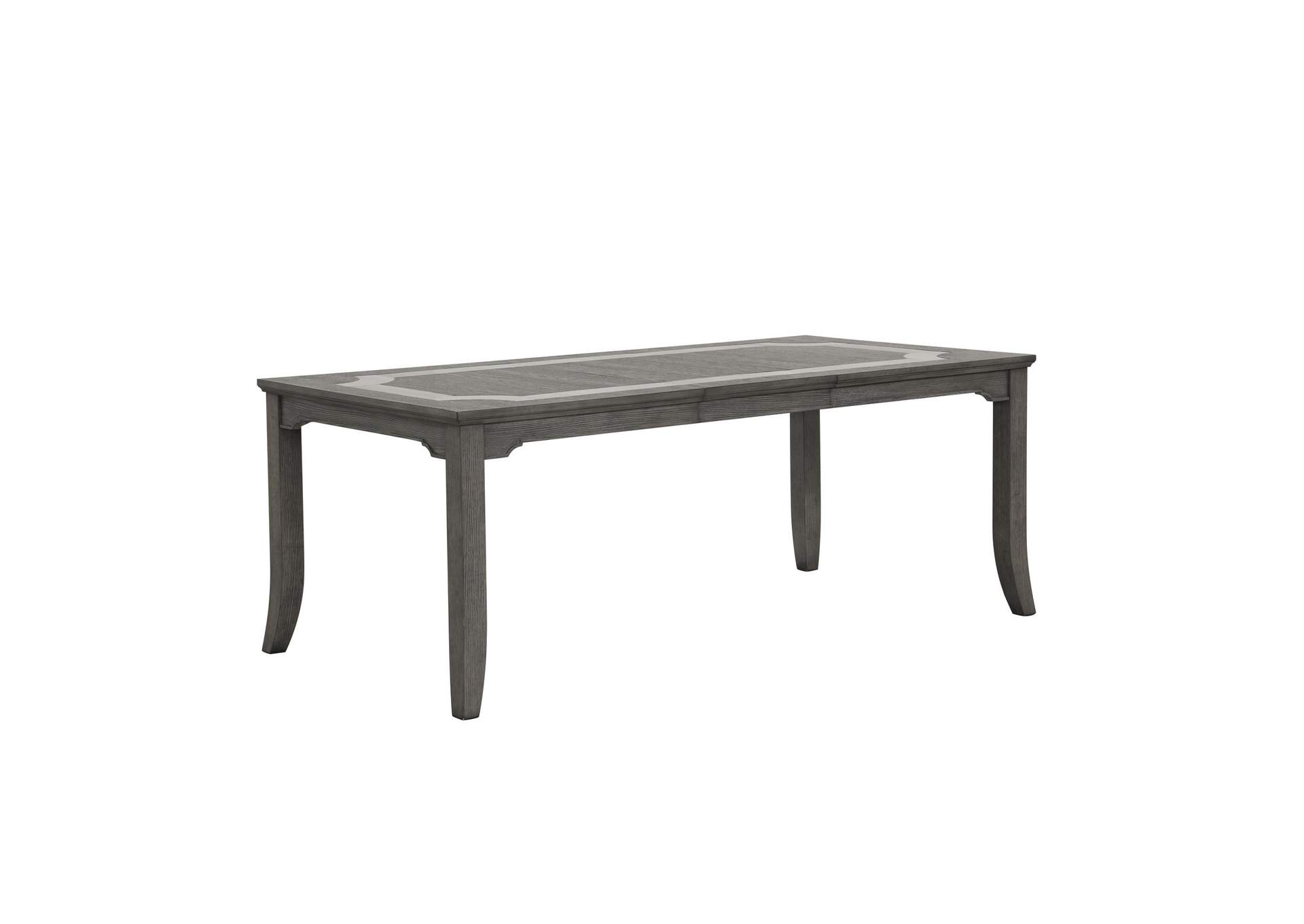 LISBON RECTANGLE DINING TABLE - GRAY image 1