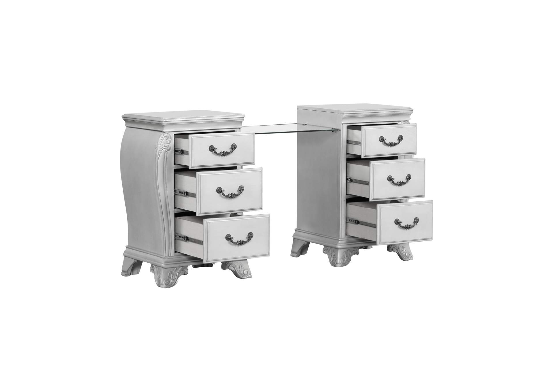 Cambria Hills Vanity Table - Mist Gray