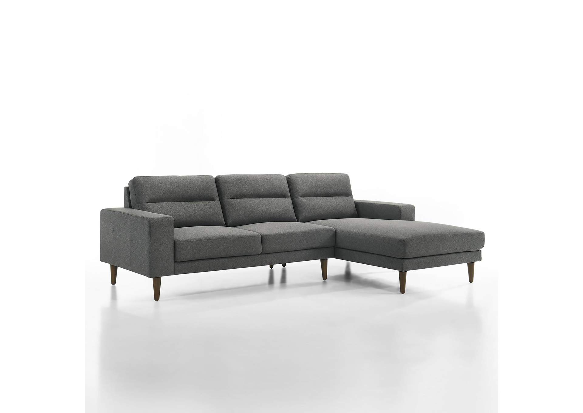 VALE LEFT ARM FACING LOVESEAT - GRAY image 1
