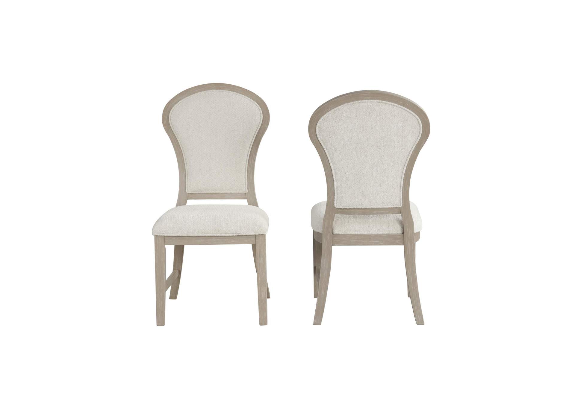 GWENDOLYN DINING SIDE CHAIR - 2 PER CARTON - CERUSED TAUPE image 7