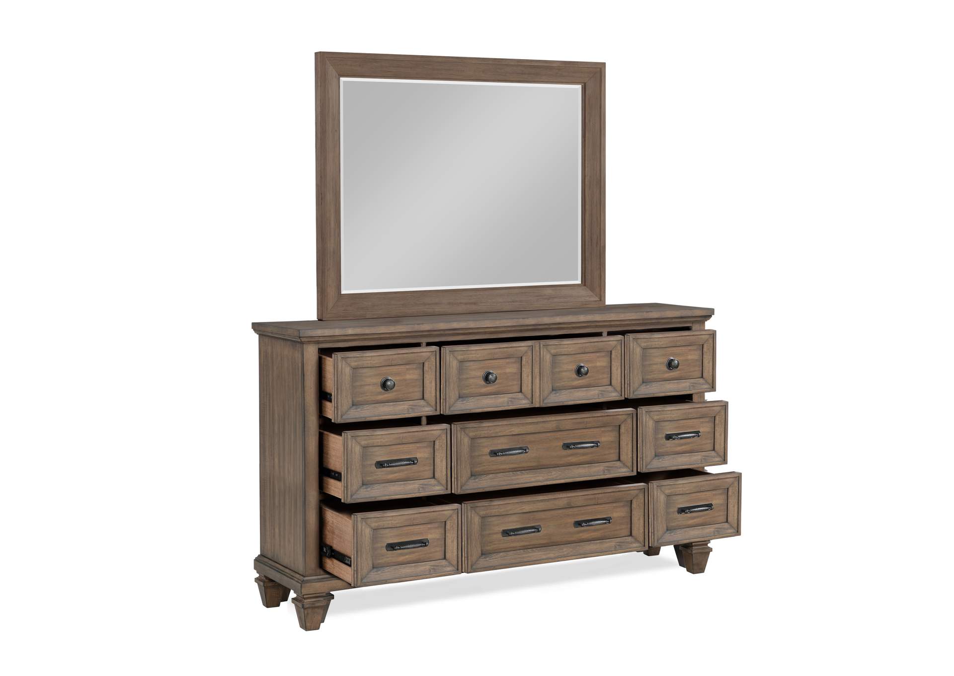 MARIANA - 5 - 0 QUEEN 5 PIECE SET - BED, DRESSER, MIRROR, CHEST, NIGHTSTAND image 4