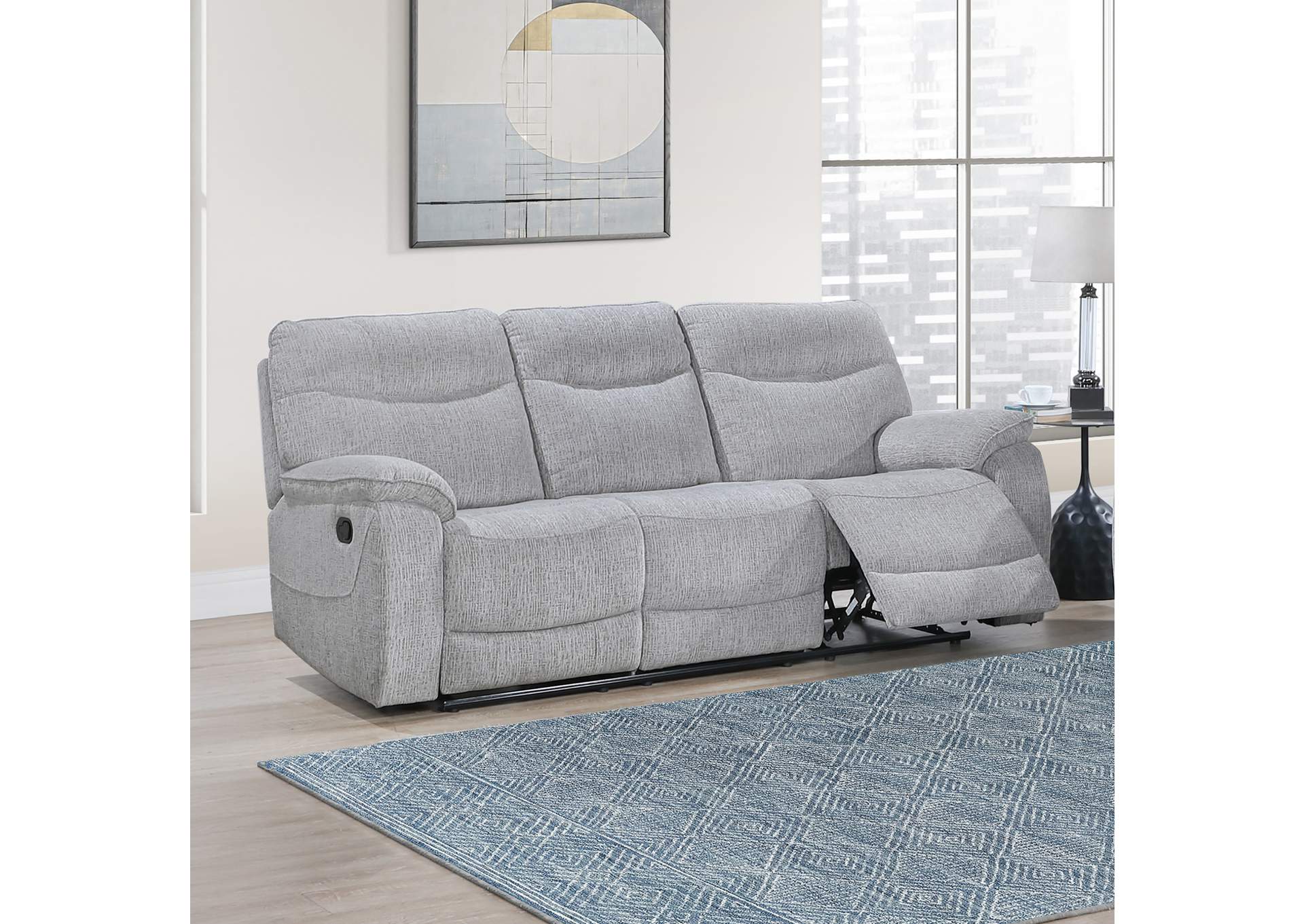 CHABLIS RECLINING SOFA - MIST GRAY