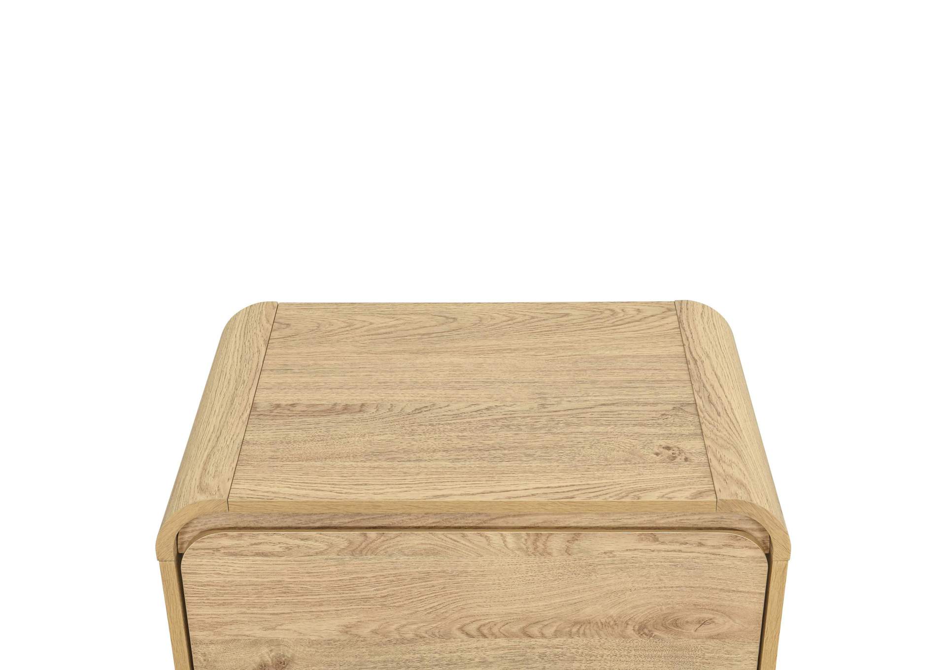 MARA TWO DRAWER END TABLE - BEDSIDE TABLE - NATURAL image 8