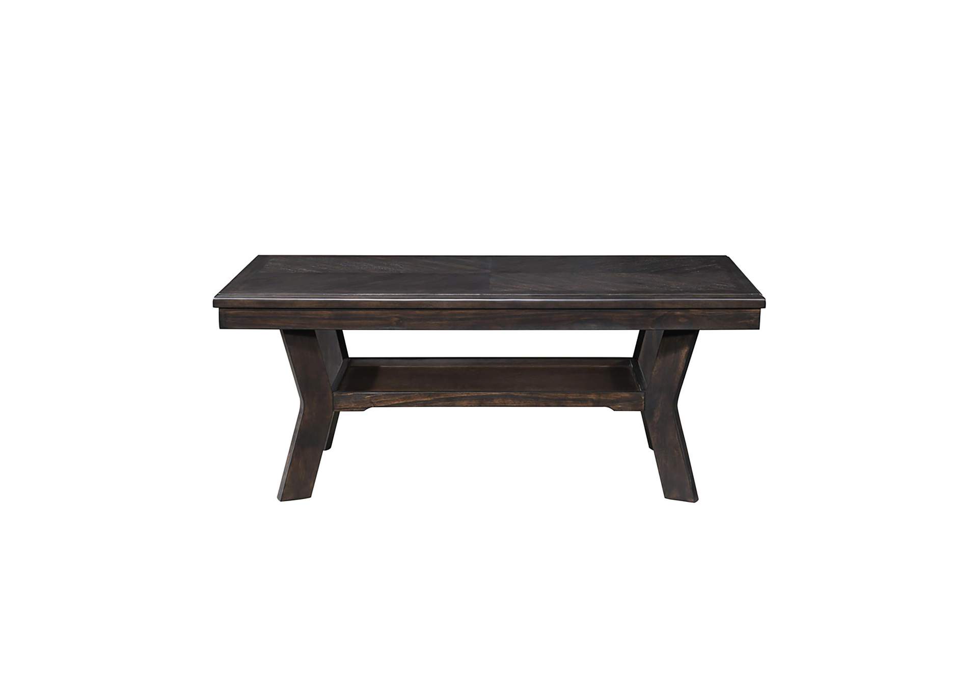 GIA 3 PIECE OCCASIONAL SET - 1 COFFEE AND 2 END TABLES - BROWN image 3