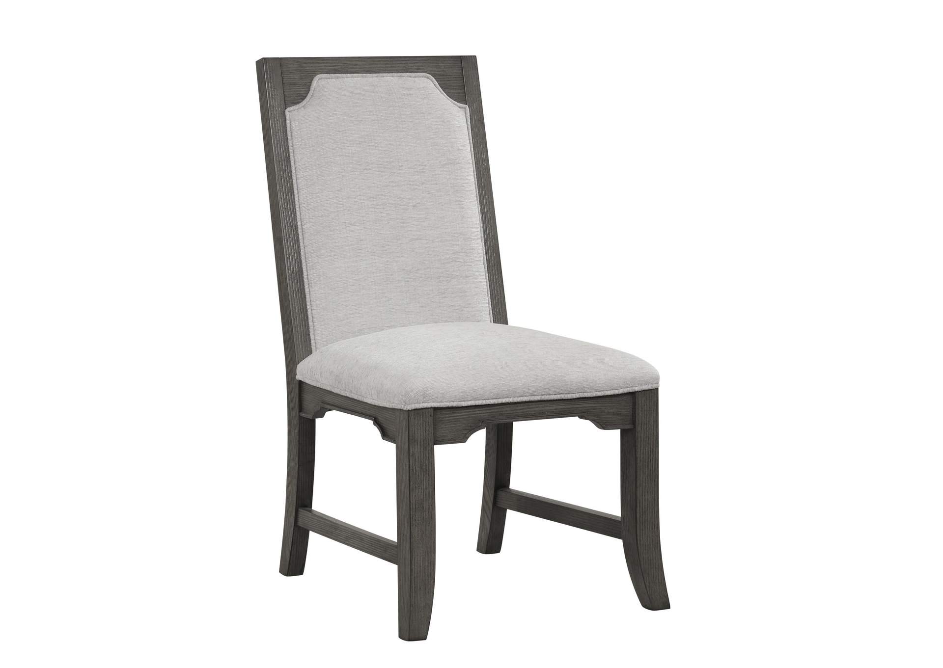 LISBON DINING SIDE CHAIR - 2 PER CARTON - GRAY image 1