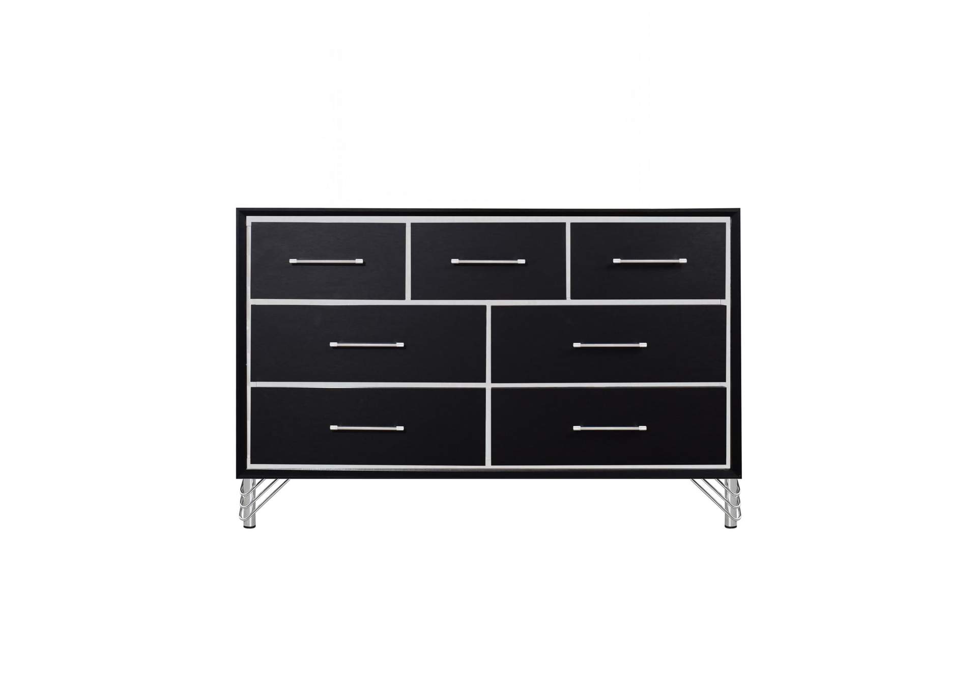 AVA 7 DRAWER DRESSER - EBONY image 3