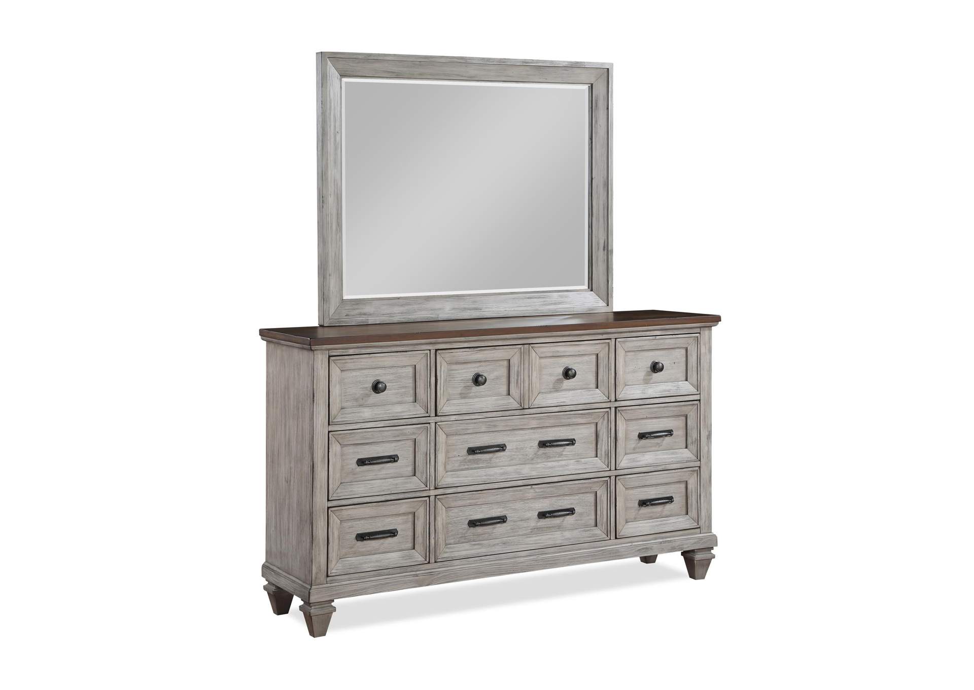 MARIANA MIRROR - VINTAGE CREME image 1