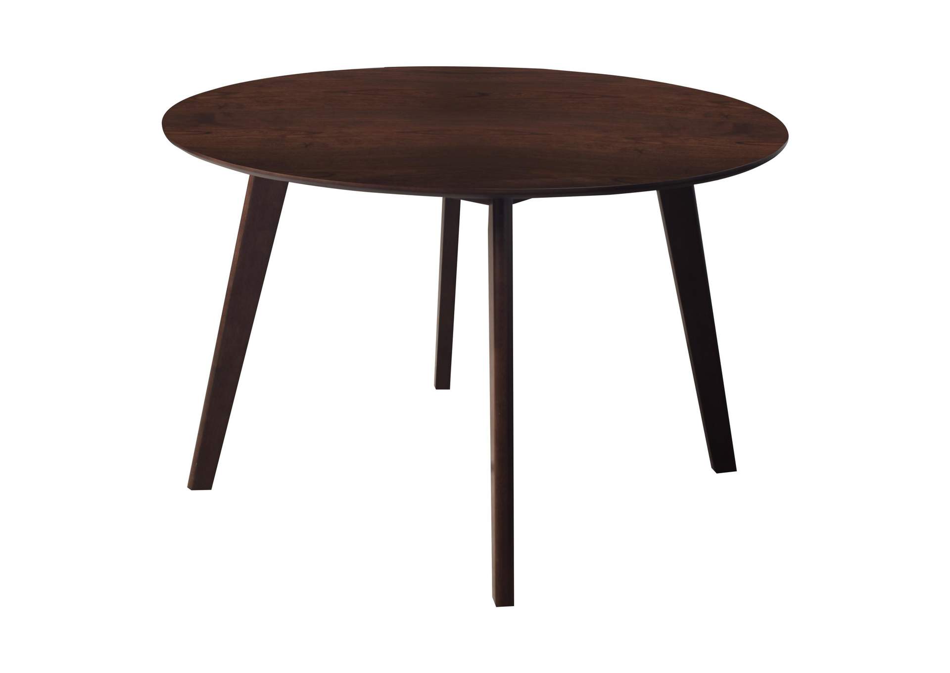 TIOGA 47" ROUND TABLE - BROWN - CHERRY image 1