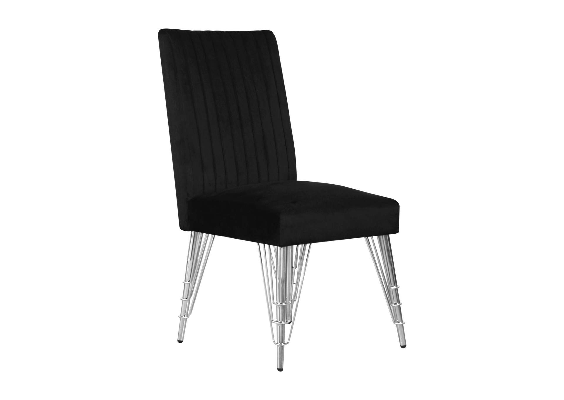 AVA DINING CHAIR - 2 PER CARTON - BLACK image 1
