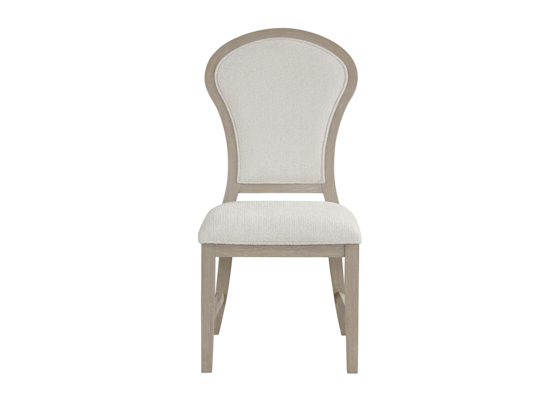 GWENDOLYN DINING SIDE CHAIR - 2 PER CARTON - CERUSED TAUPE image 3