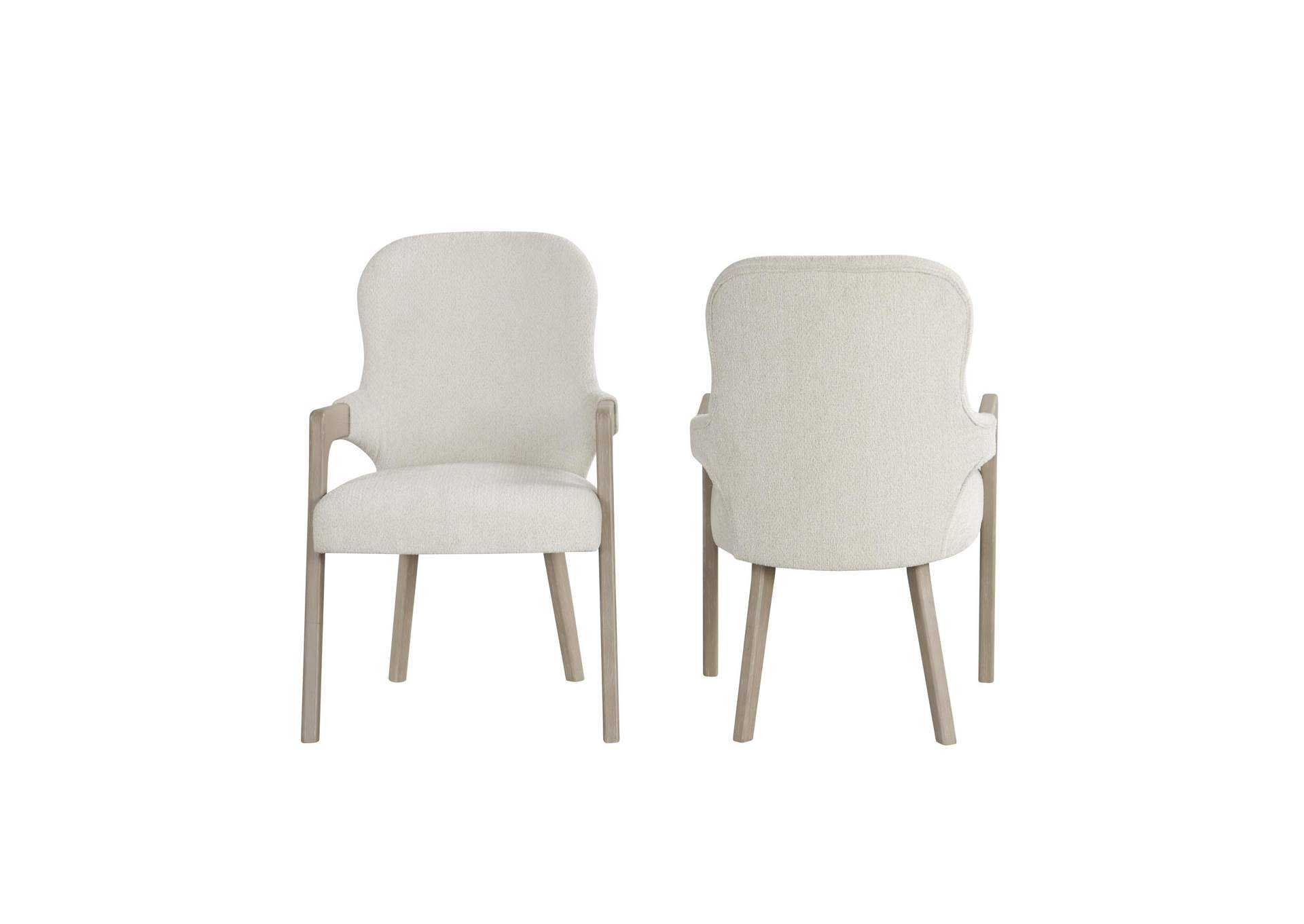 GWENDOLYN UPHOLSTERED ARM CHAIR - 2 PER CARTON - CERUSED TAUPE image 7