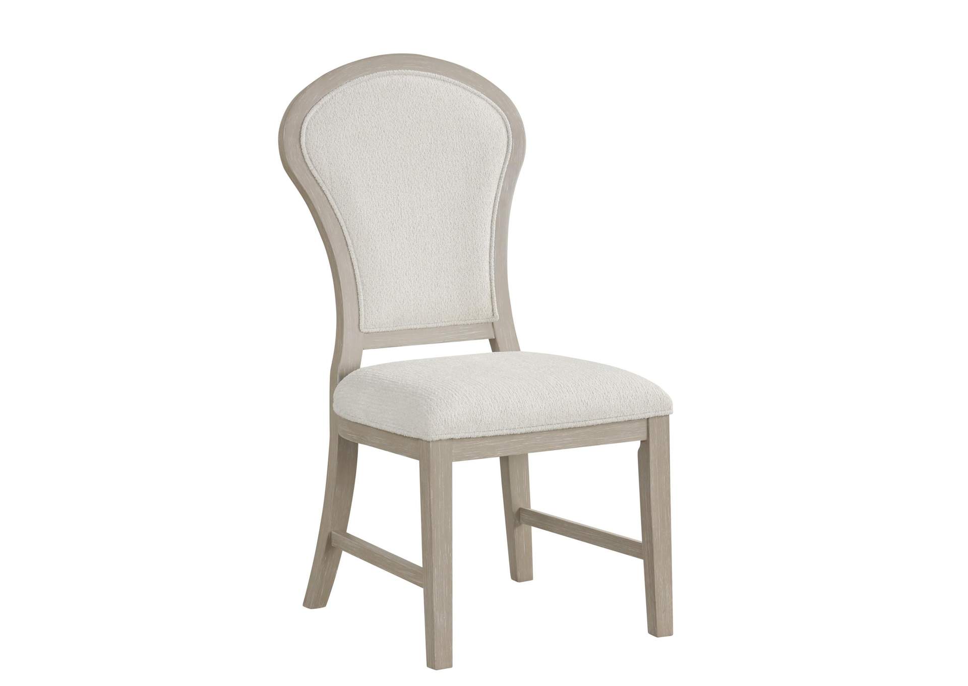 GWENDOLYN DINING SIDE CHAIR - 2 PER CARTON - CERUSED TAUPE image 1