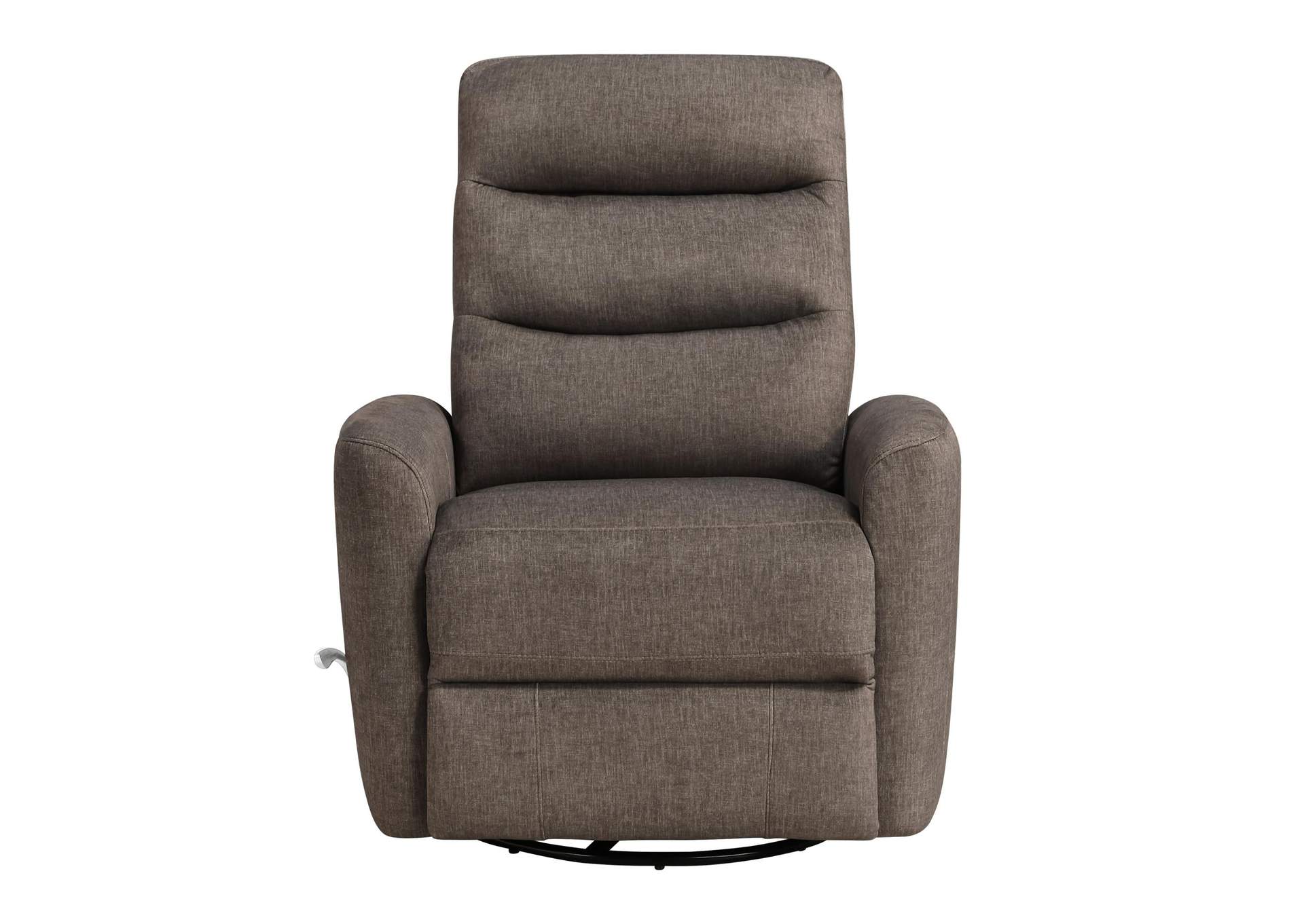 TAKAMI SWIVEL RECLINER - CHOCOLATE POLY image 3