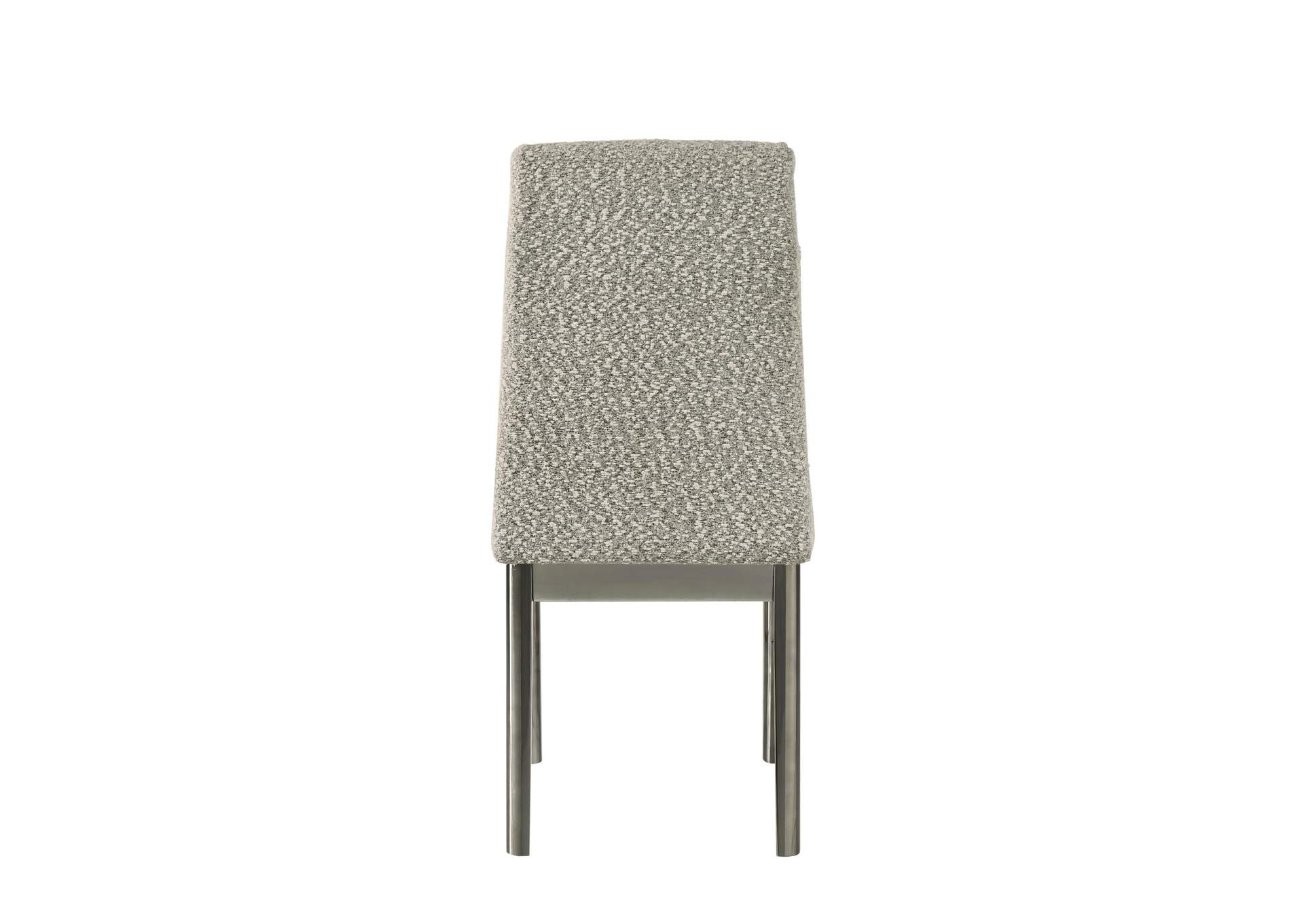 LENNOX UPHOLSTERED SIDE CHAIR - 2 PER CARTON - GRAY image 4