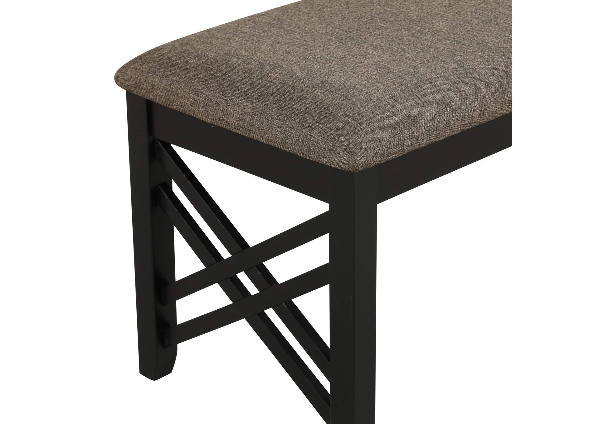 Potomac Dining Bench - Brown Black