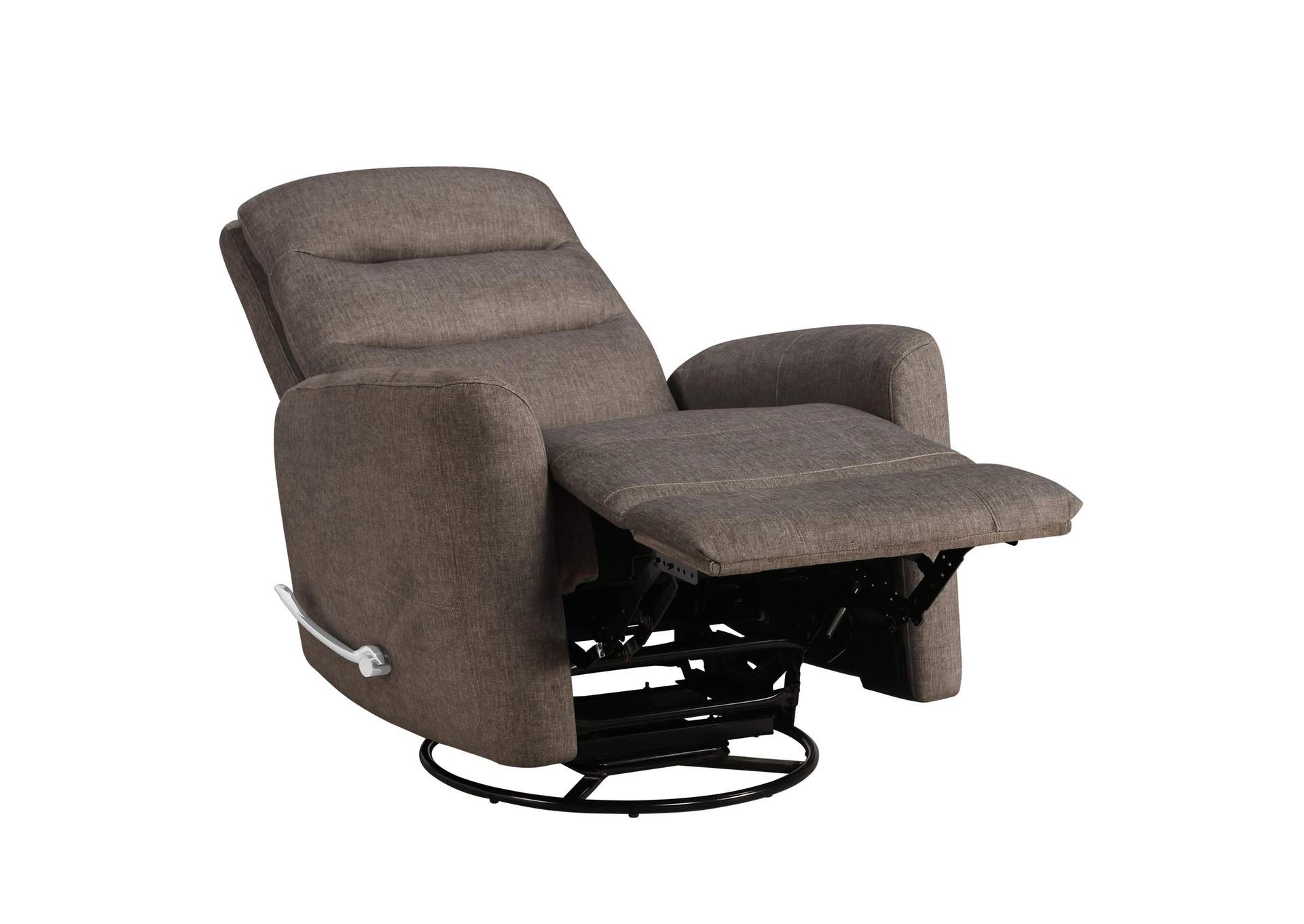 TAKAMI SWIVEL RECLINER - CHOCOLATE POLY image 4