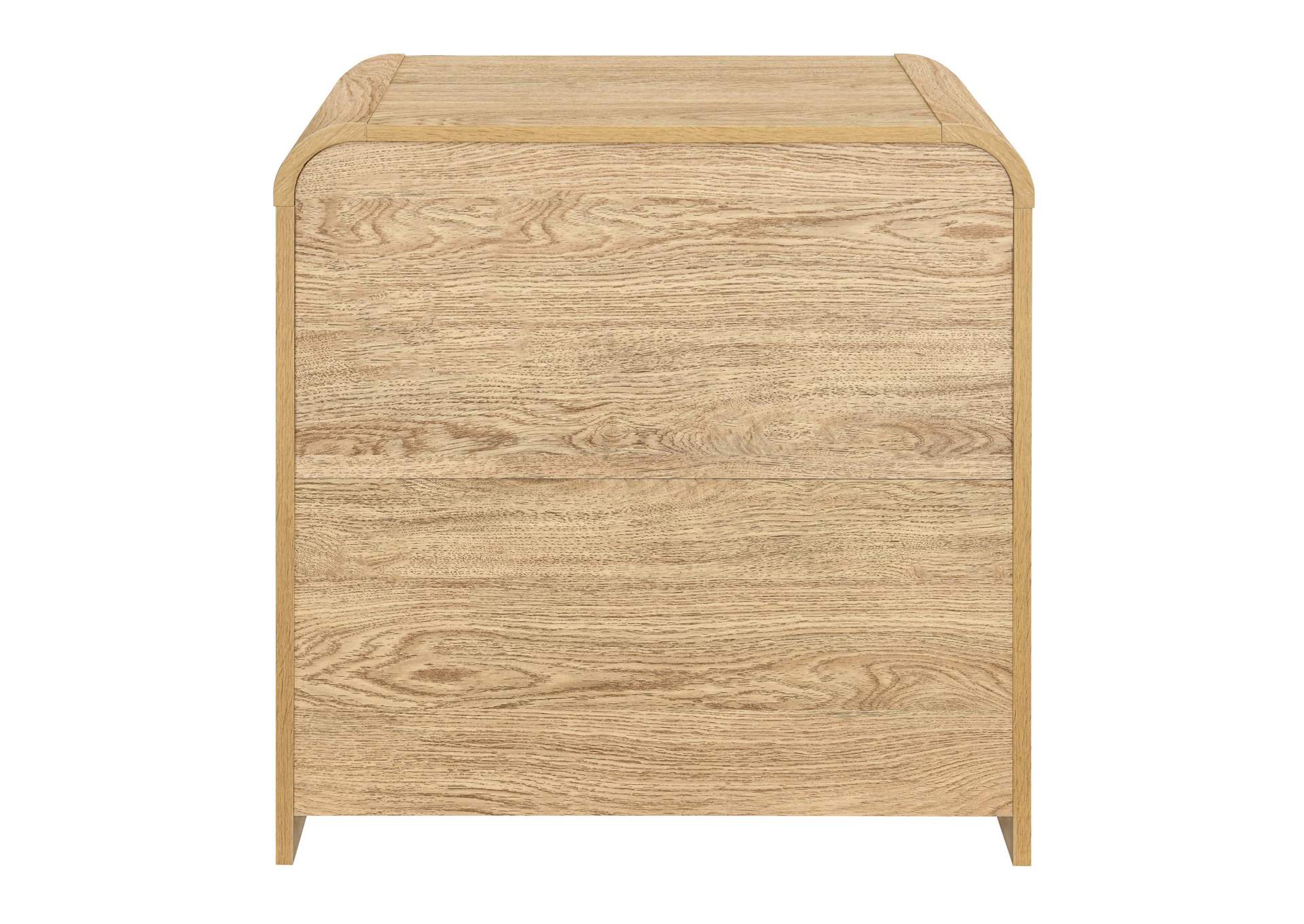 MARA TWO DRAWER END TABLE - BEDSIDE TABLE - NATURAL image 5