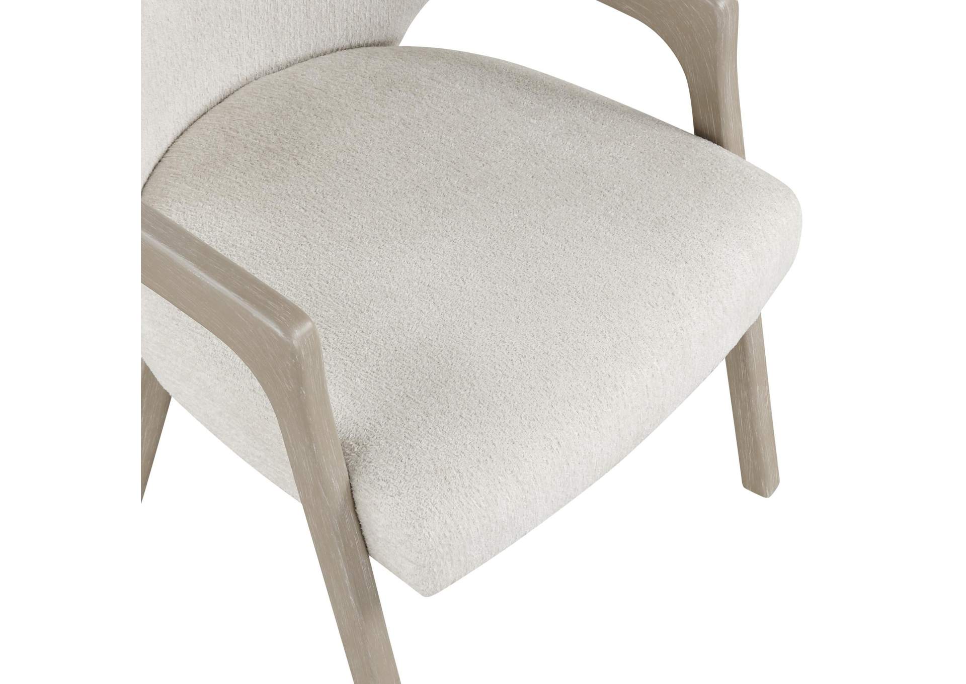 GWENDOLYN UPHOLSTERED ARM CHAIR - 2 PER CARTON - CERUSED TAUPE image 6