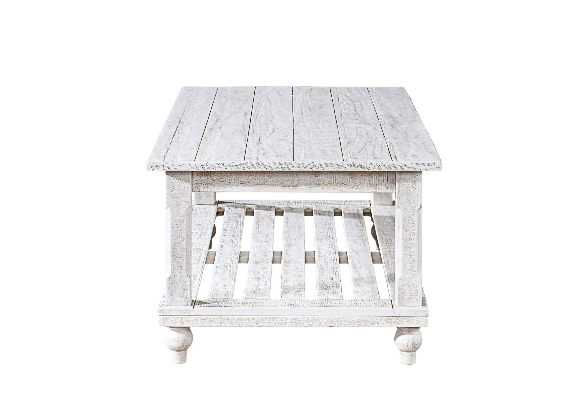 CADE 3 PIECE OCCASIONAL SET - 1 COFFEE AND 2 END TABLES - WHITE image 4